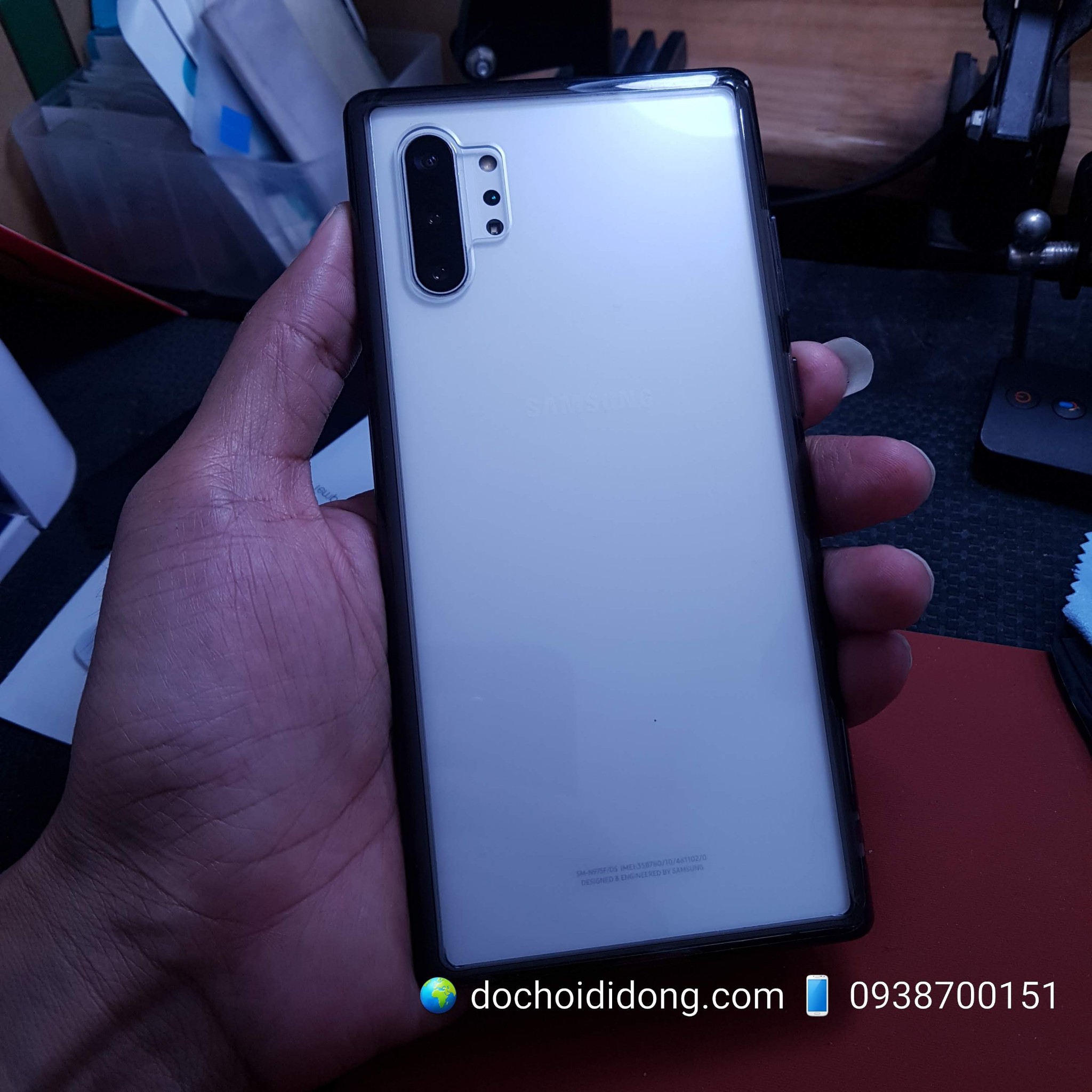 Ốp lưng Samsung Note 10 Plus Ringke Fusion chống sốc