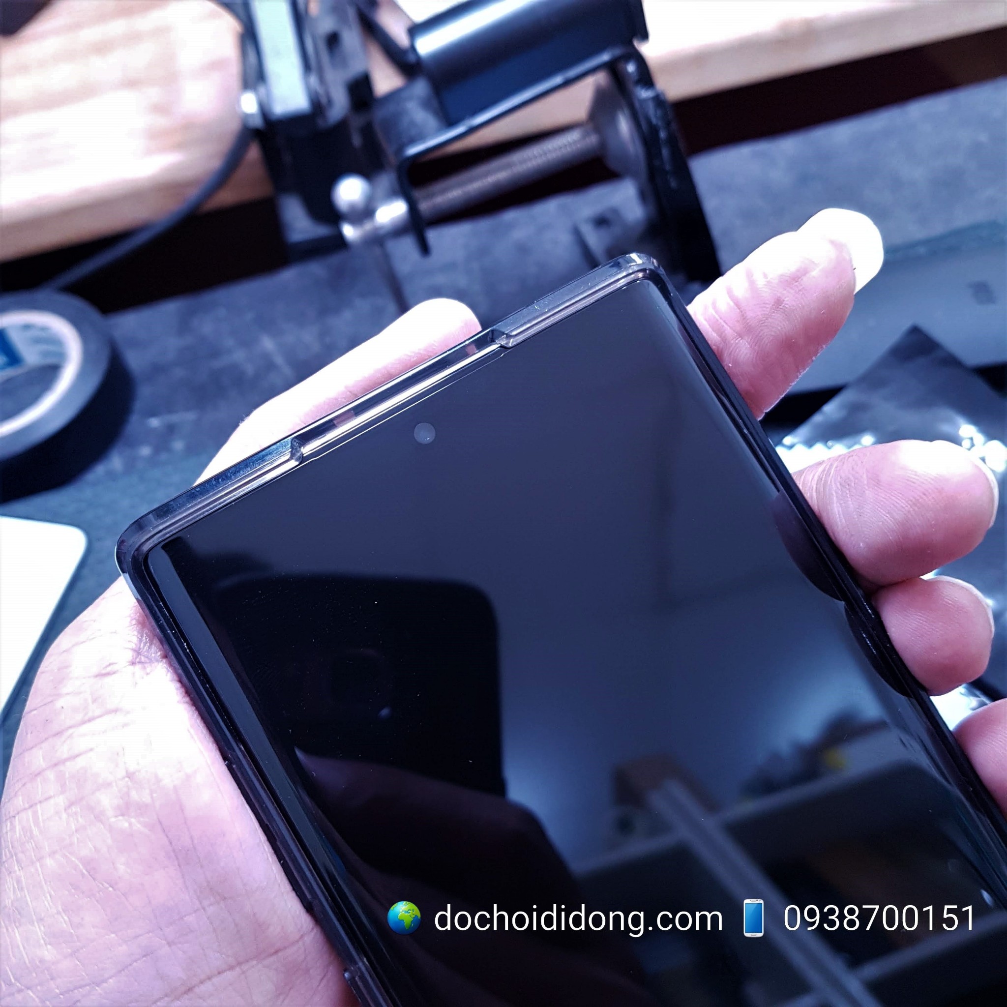 Ốp lưng Samsung Note 10 Plus Ringke Fusion chống sốc