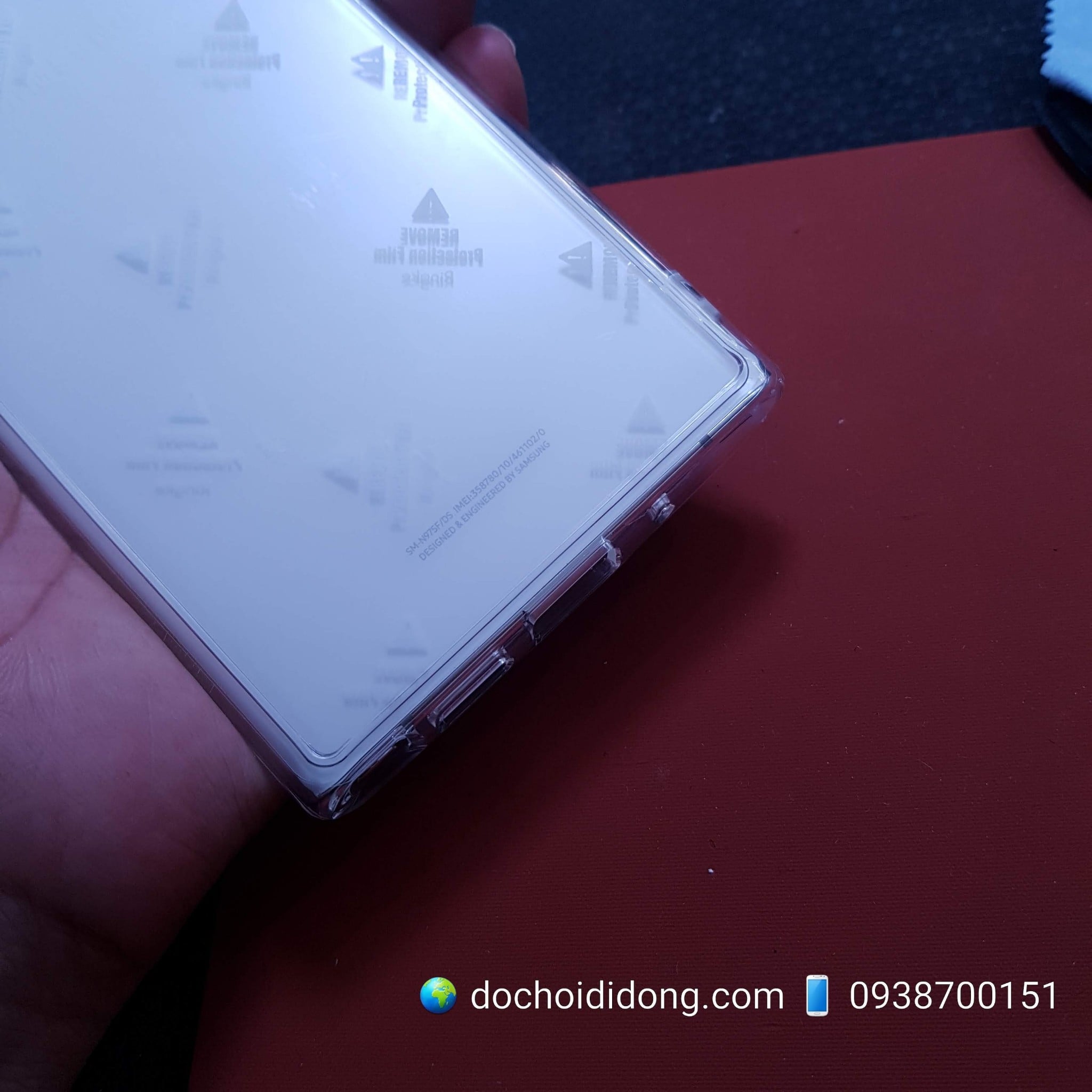 Ốp lưng Samsung Note 10 Plus Ringke Fusion chống sốc