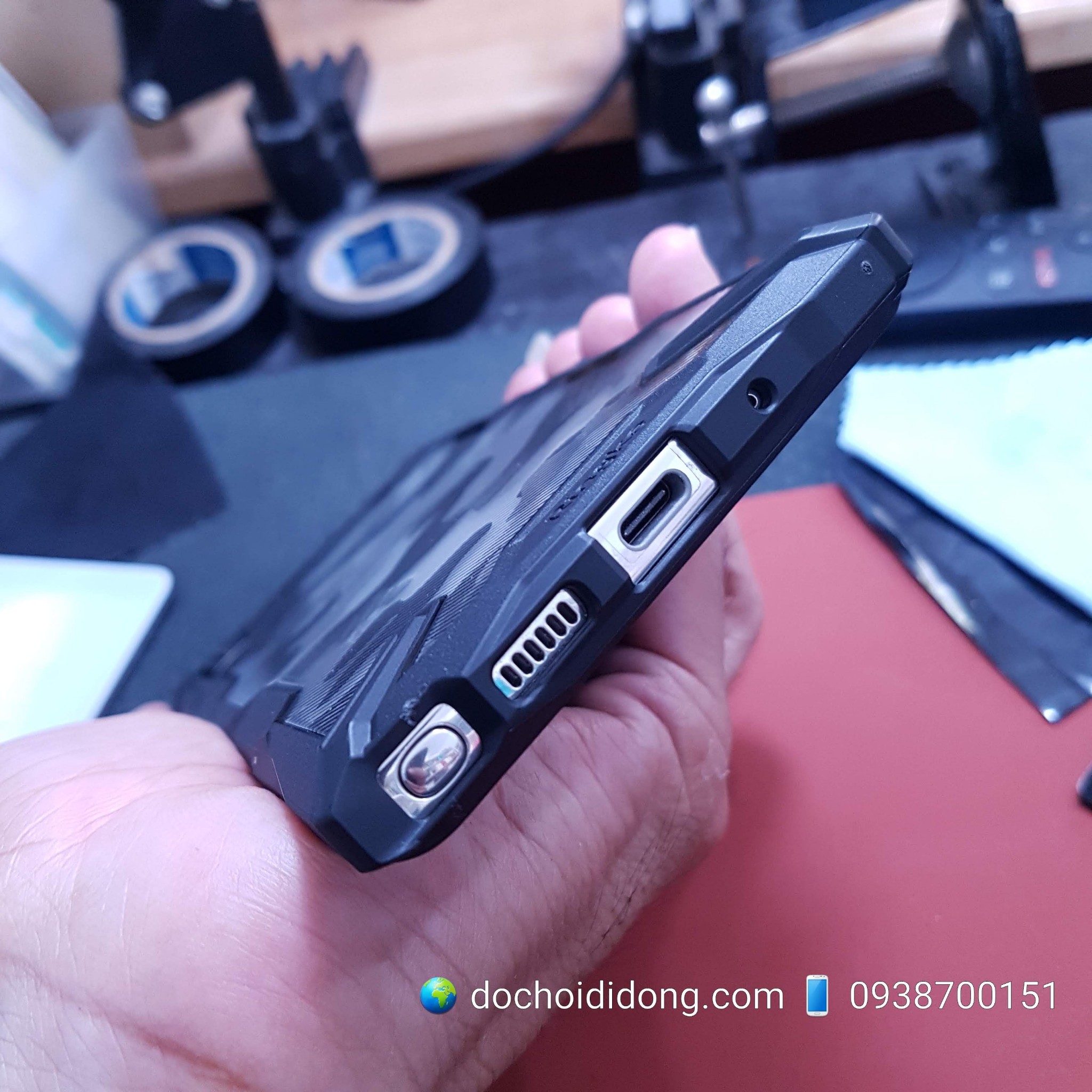 Ốp lưng Samsung Note 10 Plus Ringke Fusion X chống sốc