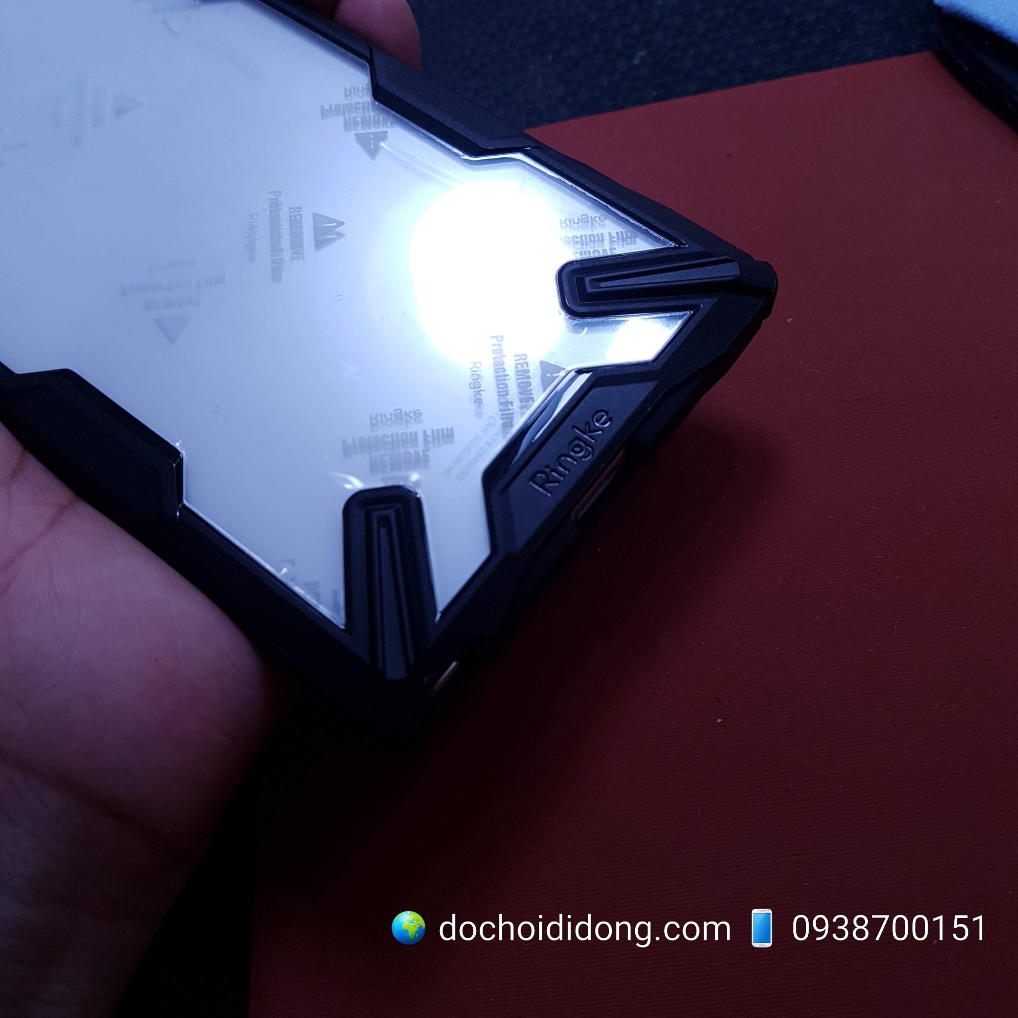 Ốp lưng Samsung Note 10 Plus Ringke Fusion X chống sốc