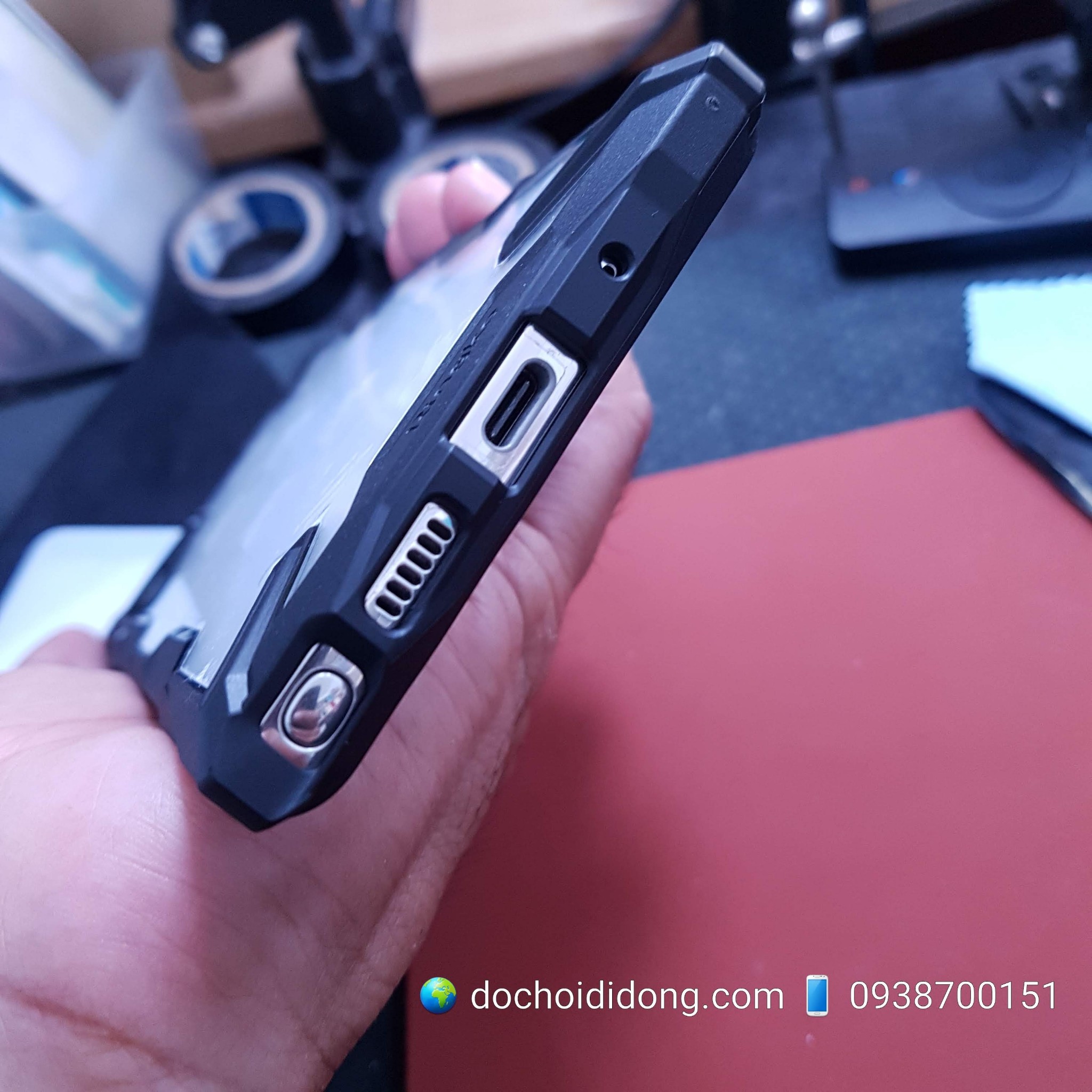 Ốp lưng Samsung Note 10 Plus Ringke Fusion X chống sốc