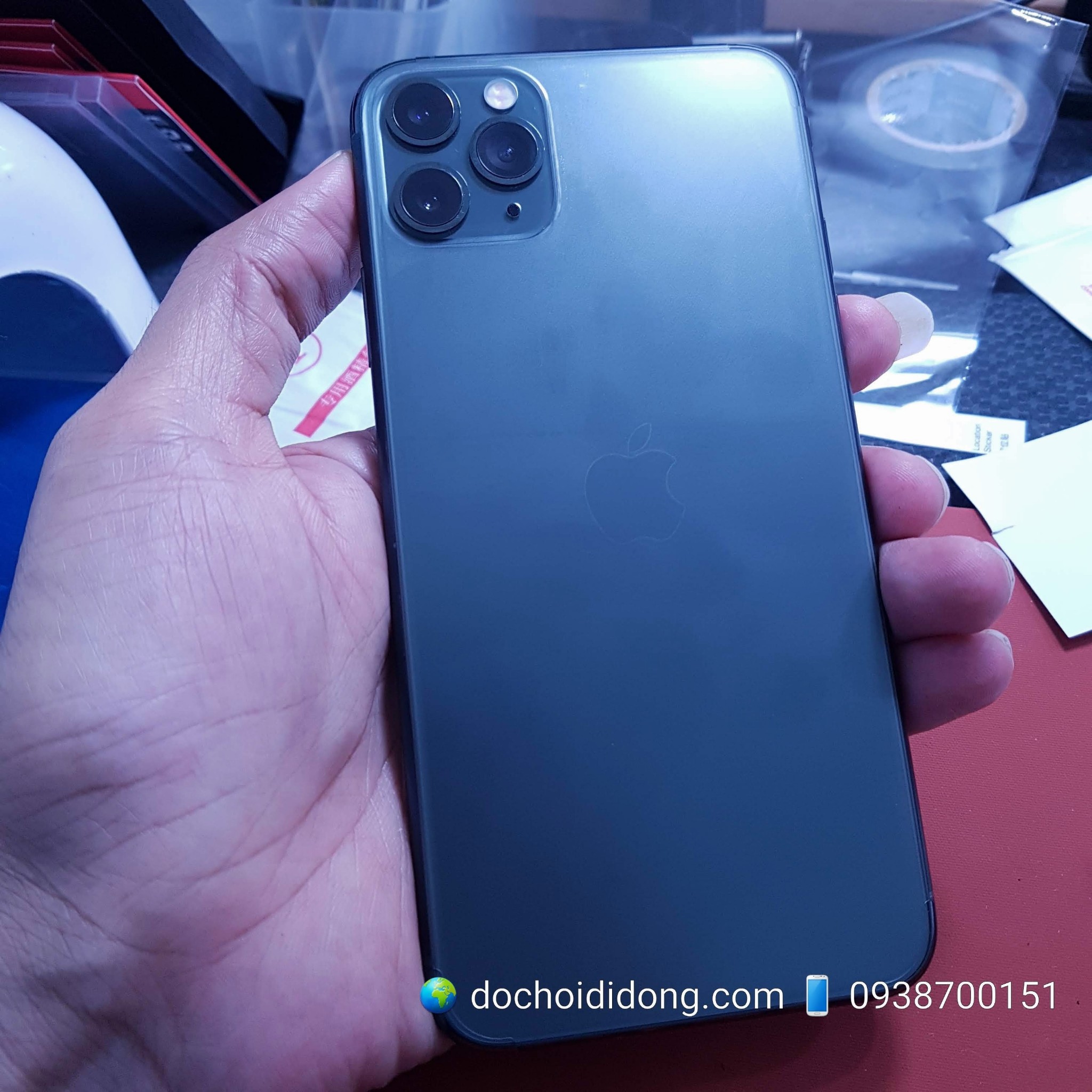 Miếng dán lưng nhám trong có viền iPhone 11 Pro Max Matte Flexible