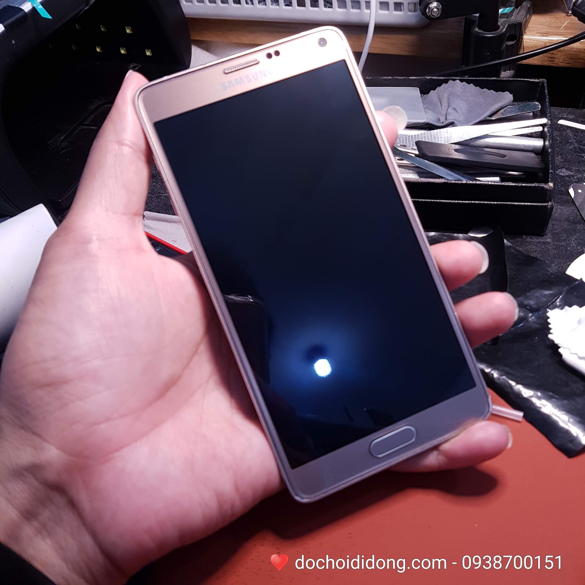 Miếng dán PPF Rock Samsung Note 4 trong, nhám, đổi màu cao cấp