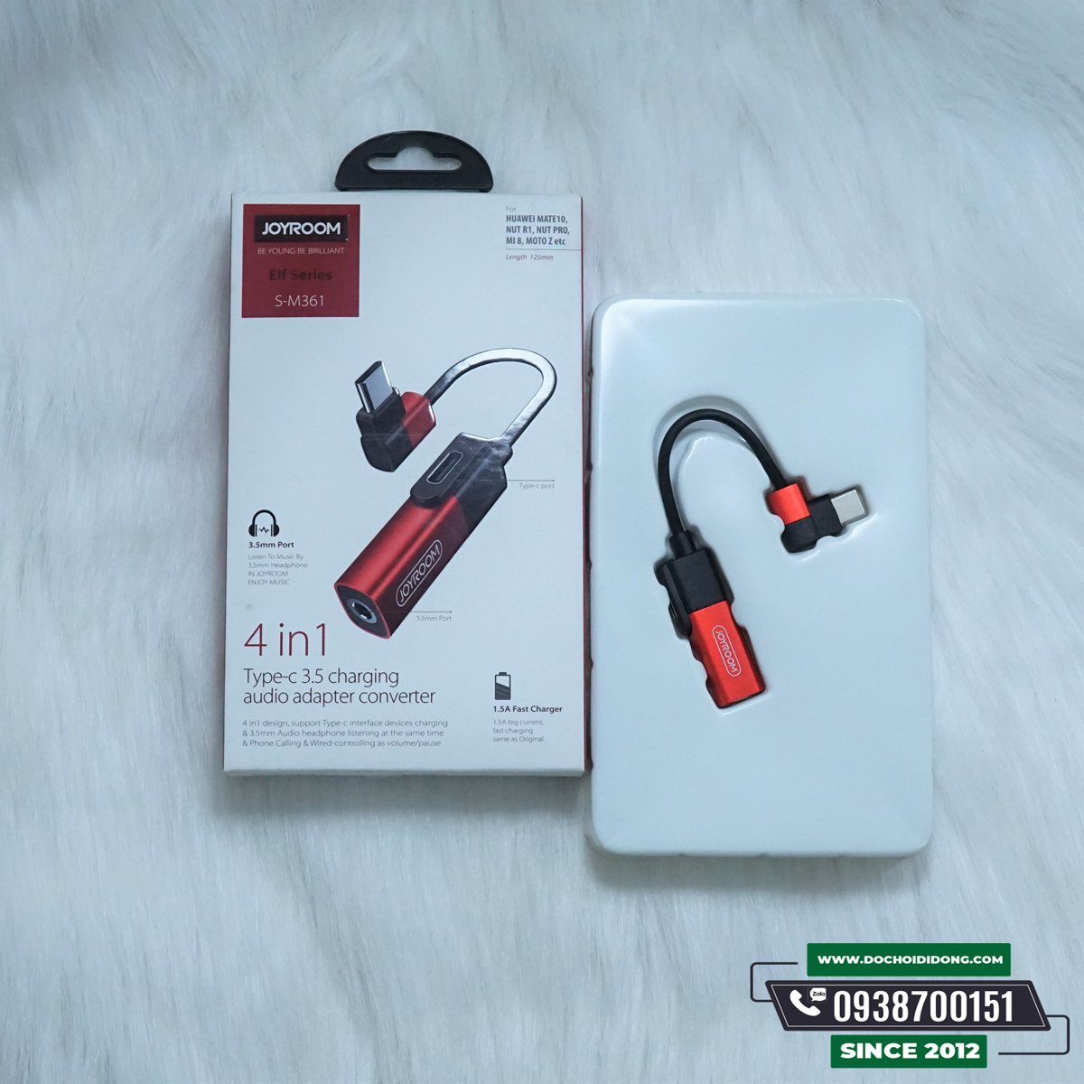 Jack Chuyển Type C Ra Tai Nghe 3.5mm JoyRoom S-M361