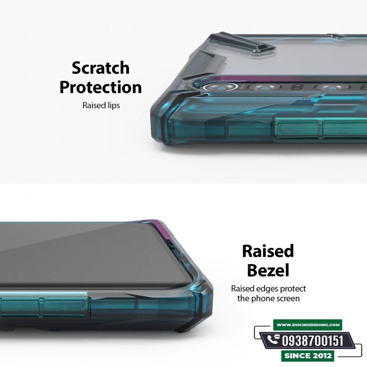 Ốp Lưng Xiaomi Mi 10/ Mi 10 Pro Ringke Fusion- Ringke Fusion X Chống Sốc