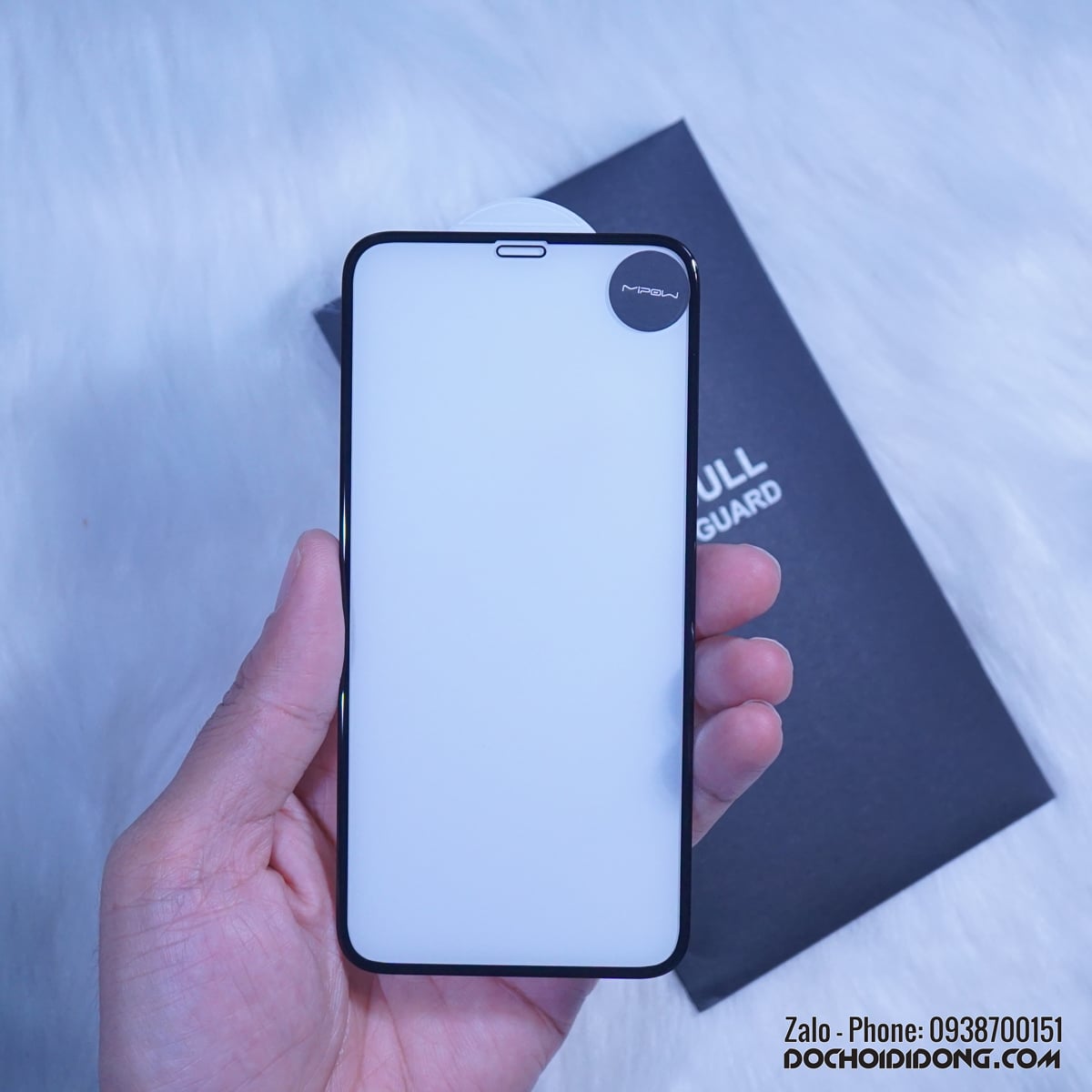 Miếng dán cường lực iPhone 11 Pro Mipow King Bull 3D full màn hình