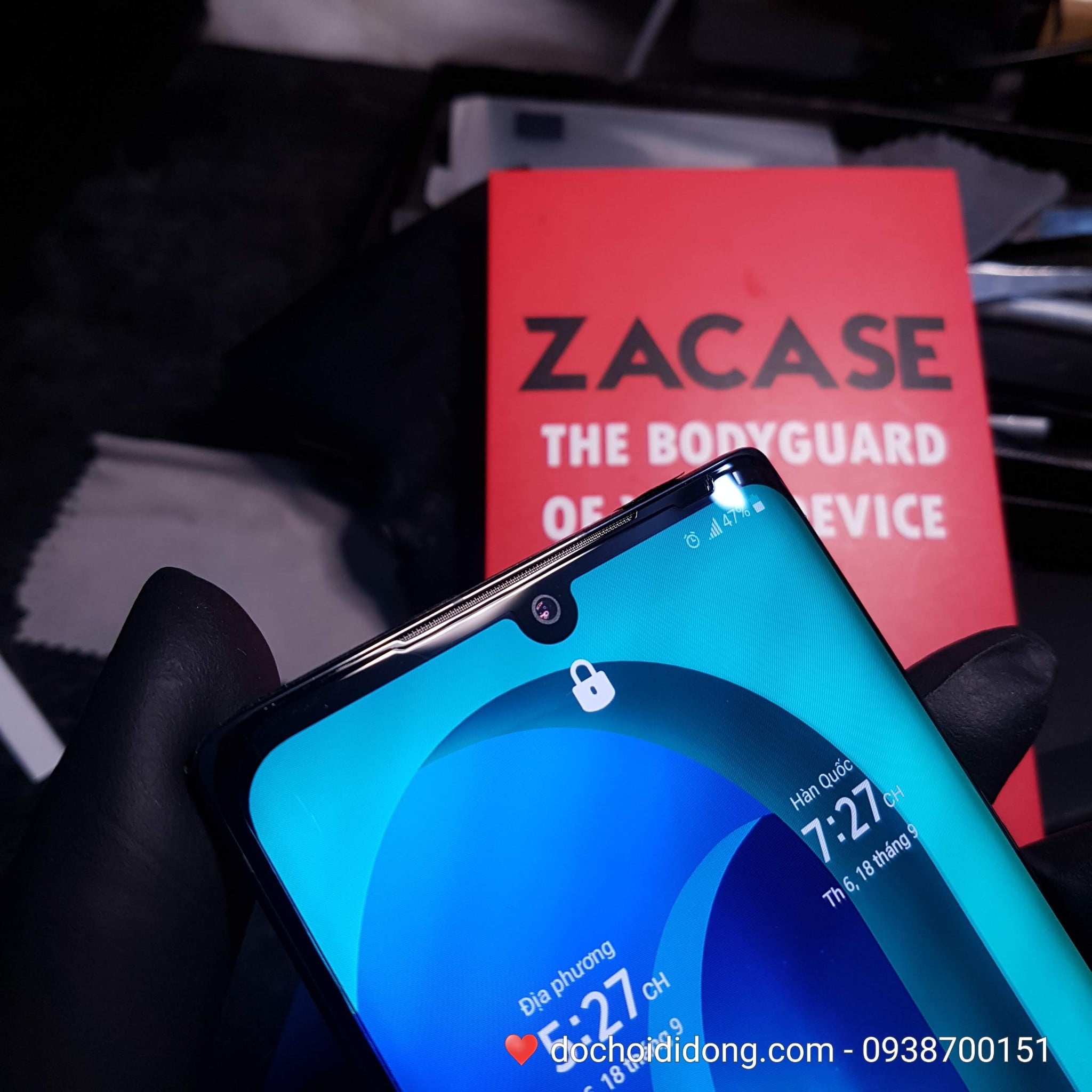 Miếng dán cường lực LG Velvet ( LG G9 ) Zacase keo UV cao cấp