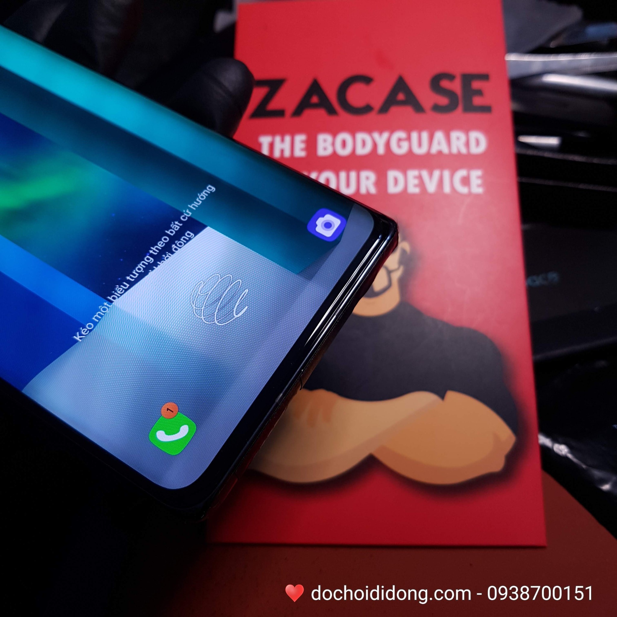 Miếng dán cường lực LG Velvet ( LG G9 ) Zacase keo UV cao cấp