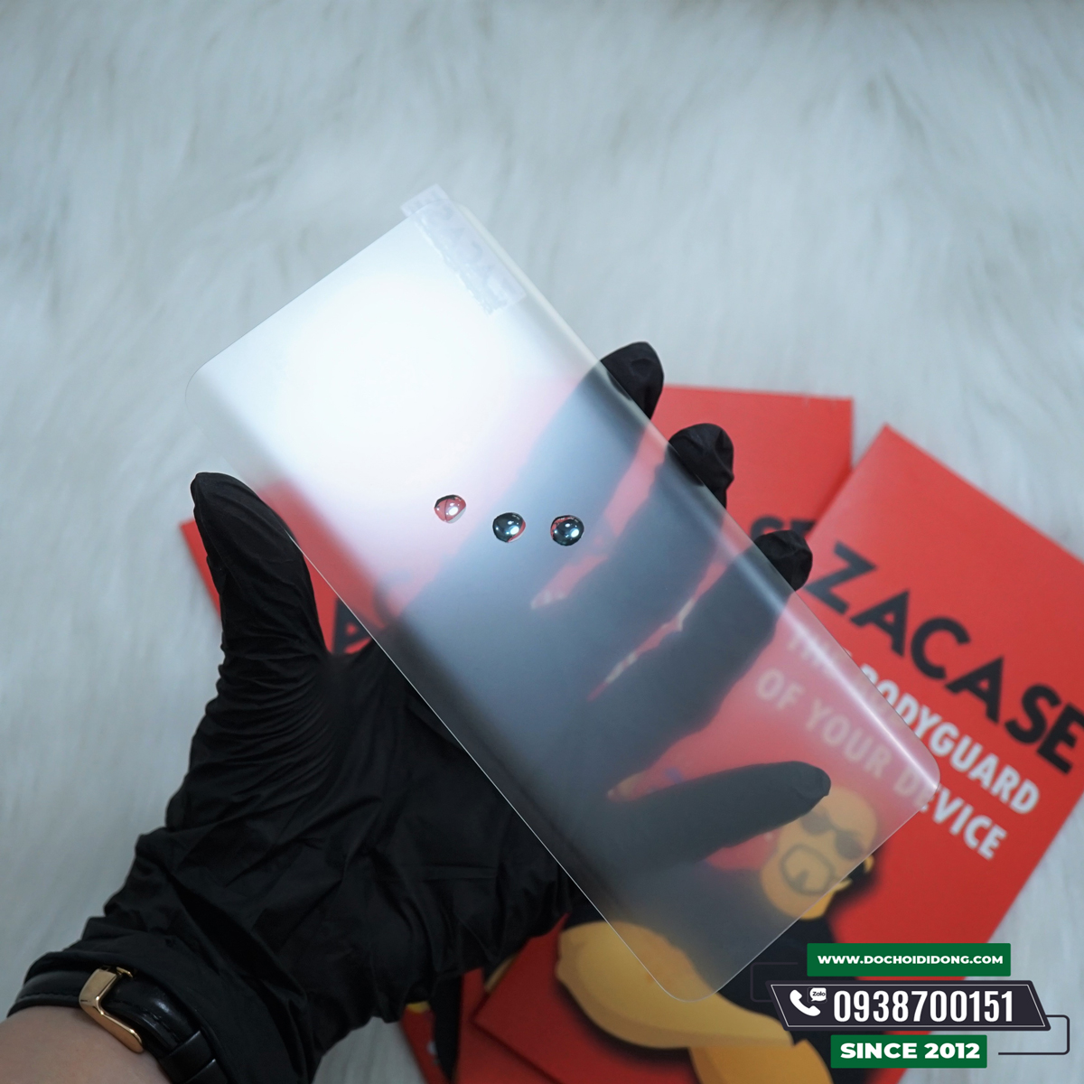 Miếng dán cường lực nhám OnePlus 7 Pro UV Zacase chống vân tay