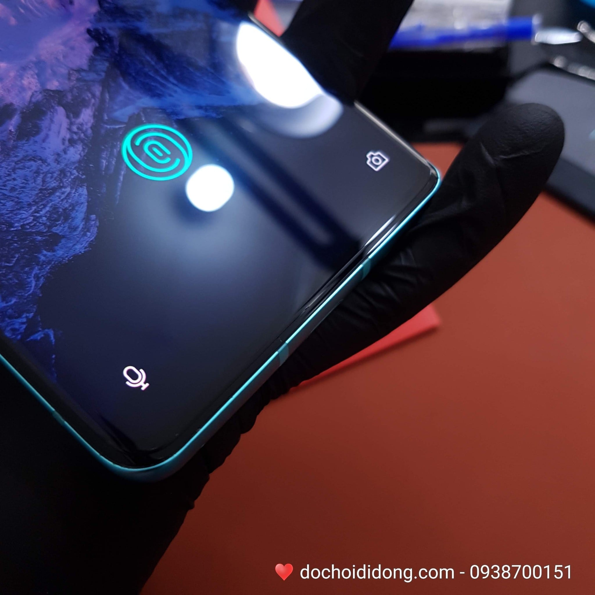 Miếng dán cường lực Oneplus 8 Zacase keo UV cao cấp