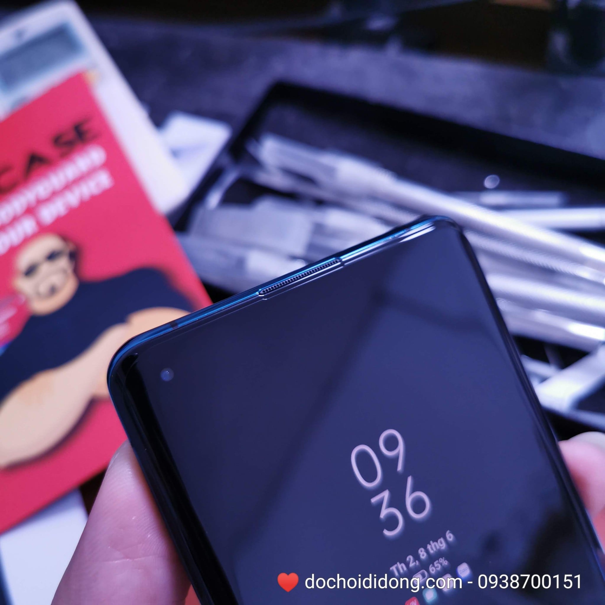 Miếng Dán Cường Lực Oppo Find X2 và X2 Pro Zacase Keo UV Cao Cấp