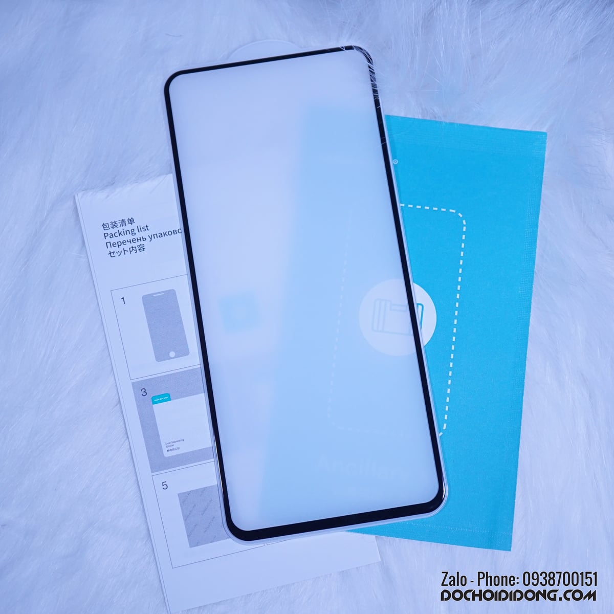 Miếng dán cường lực Samsung A80 A90 Nillkin CP+ Pro Full Màn Hình