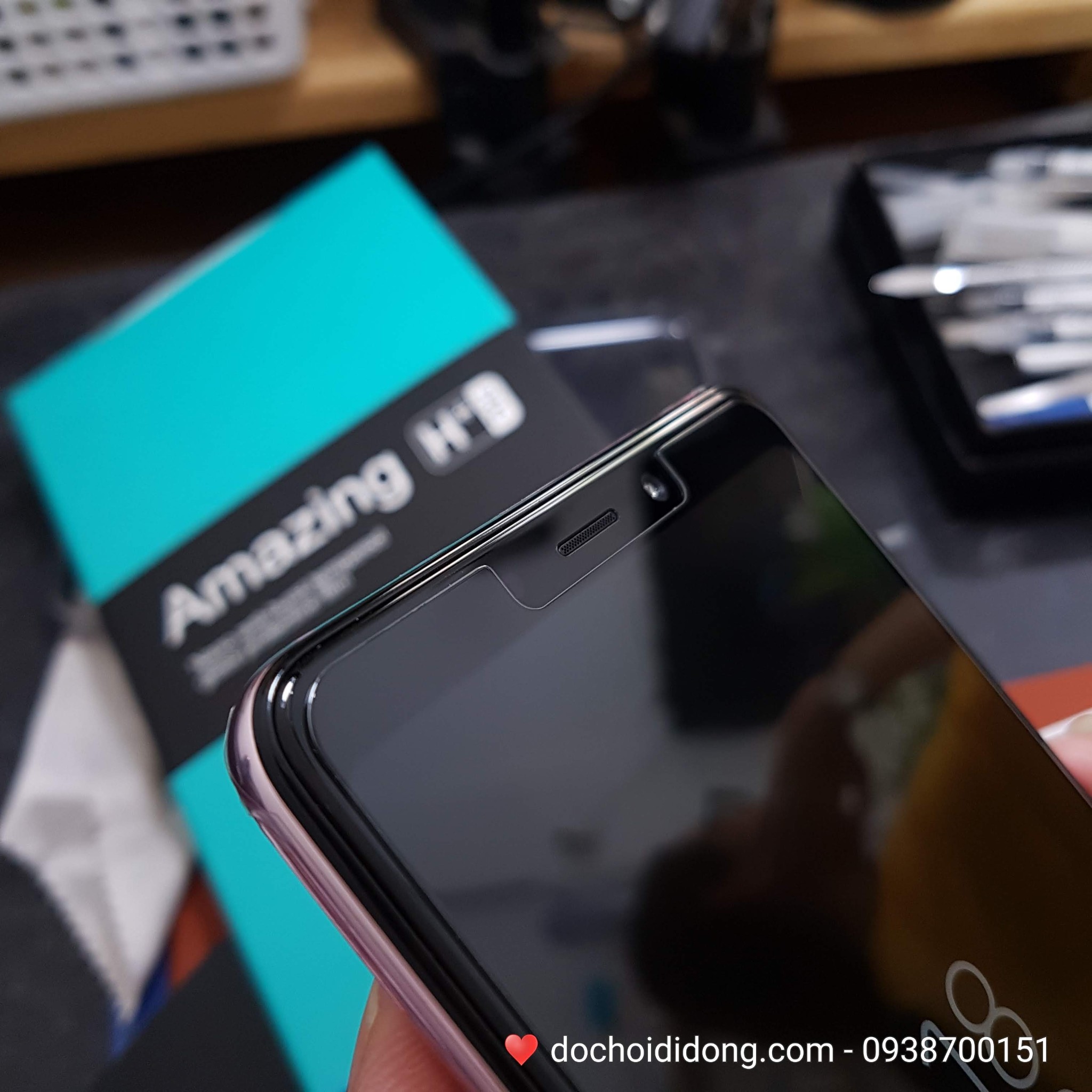 Miếng dán cường lực Samsung A9 2018 Nillkin Amazing H+ Pro