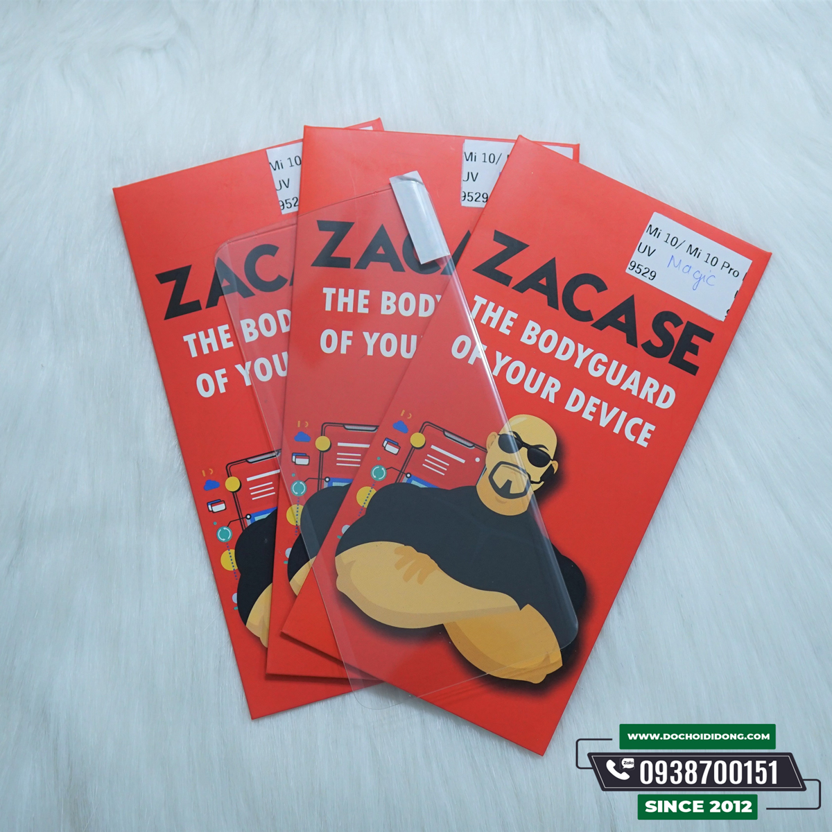 Miếng dán cường lực Xiaomi Mi 10/ Mi 10 Pro Zacase keo UV cao cấp