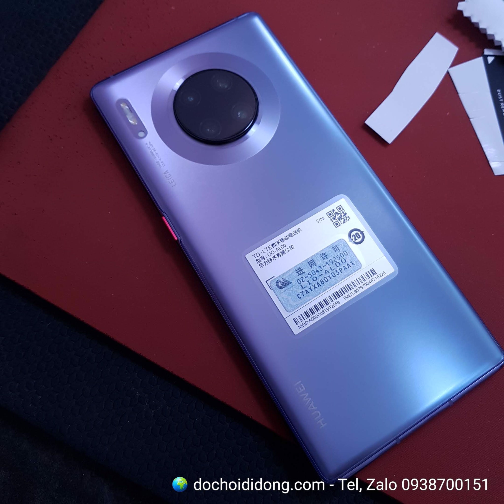 Miếng dán lưng nhám trong Huawei Mate 30 Pro Matte Flexible