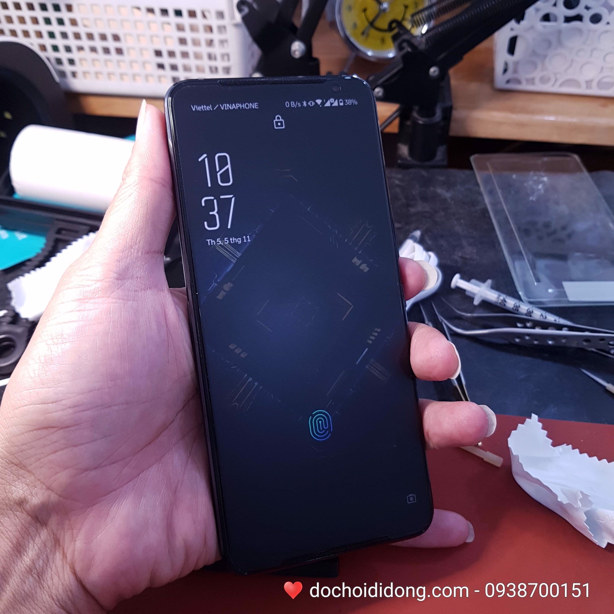 Miếng dán màn hình PPF nhám chống nhìn trộm Rog Phone 3 ZACASE