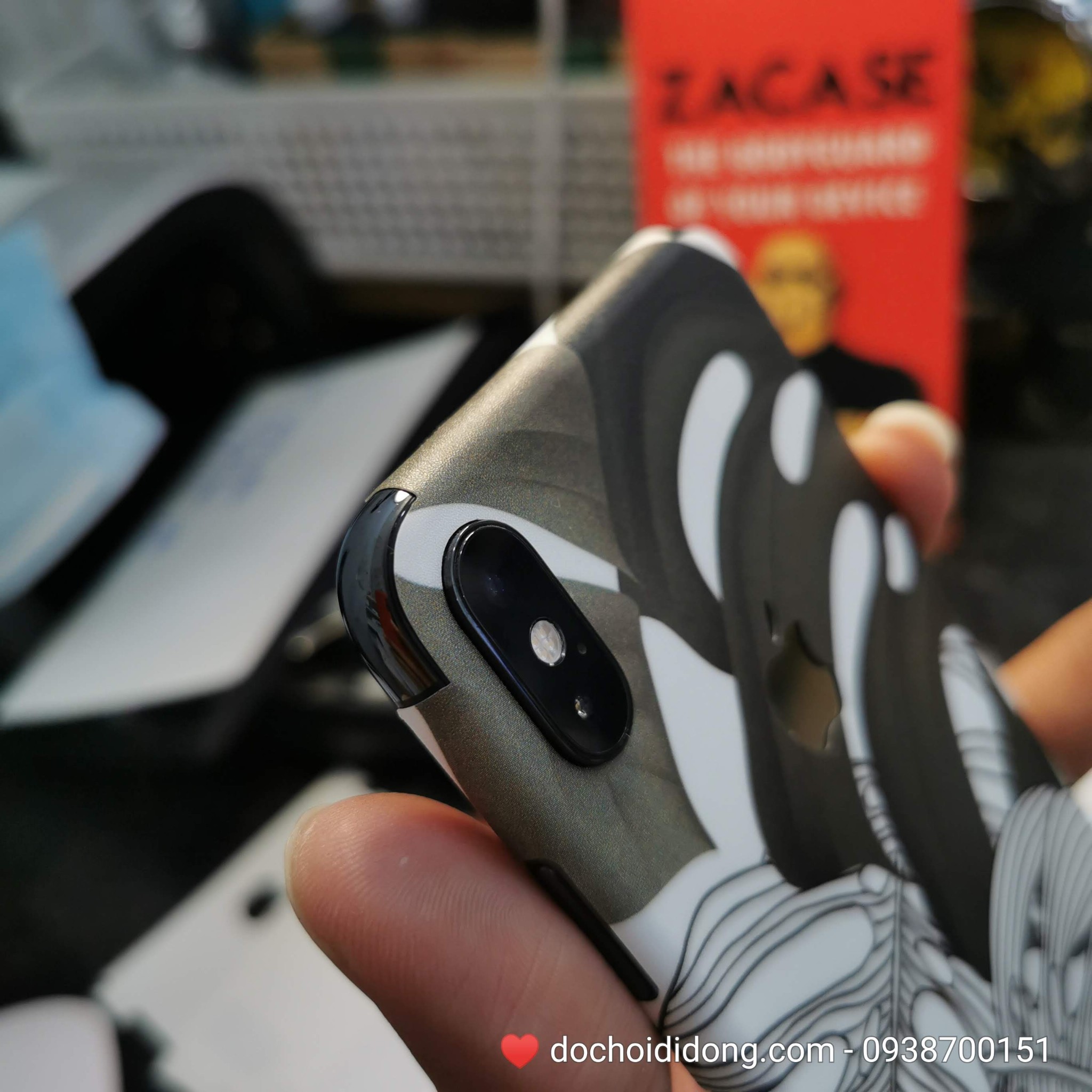 Miếng dán PPF Rock IPhone Xs Max trong, nhám, đổi màu cao cấp