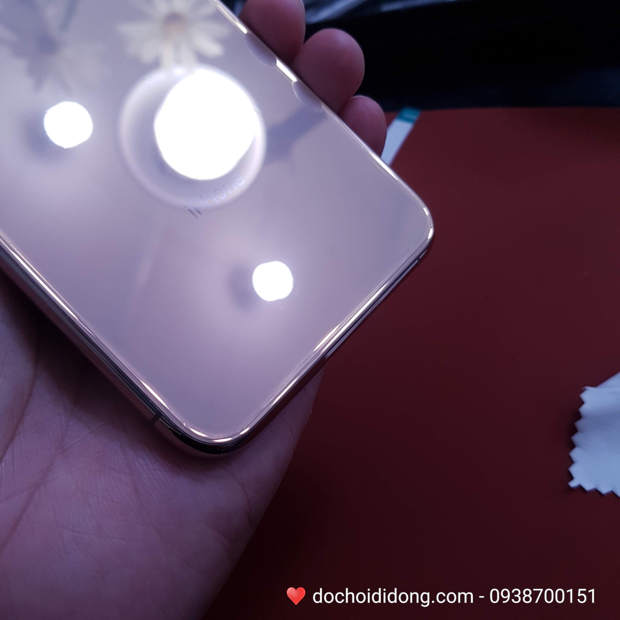 Miếng dán PPF Rock IPhone Xs Max trong, nhám, đổi màu cao cấp