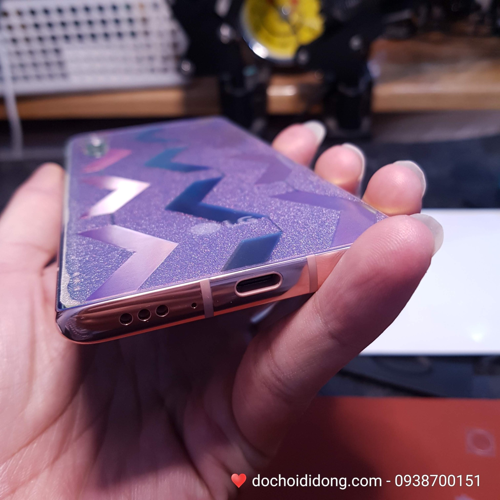 Miếng dán PPF Rock LG Velvet trong, nhám, đổi màu cao cấp