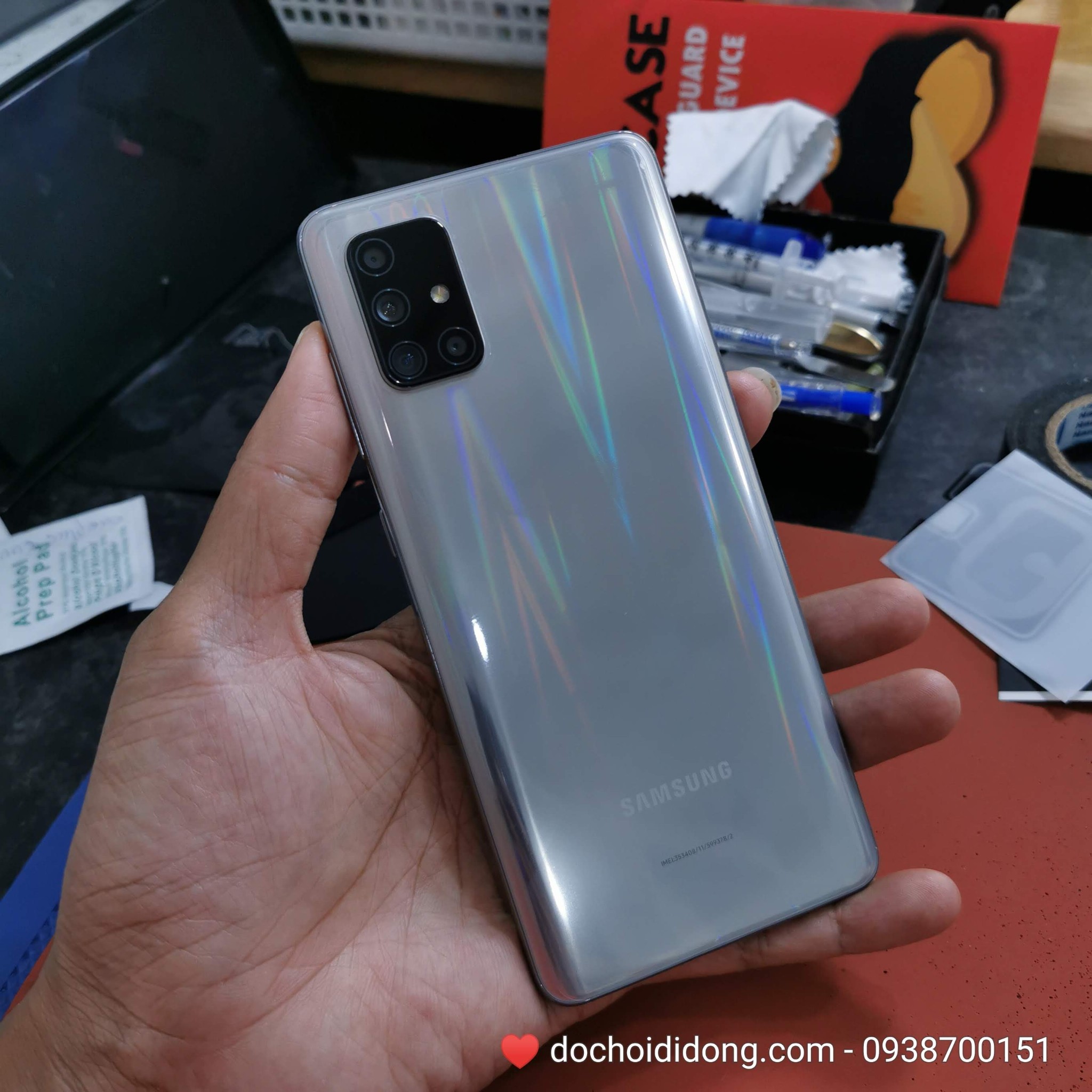 Miếng dán PPF Rock Samsung A71 trong, nhám, đổi màu cao cấp