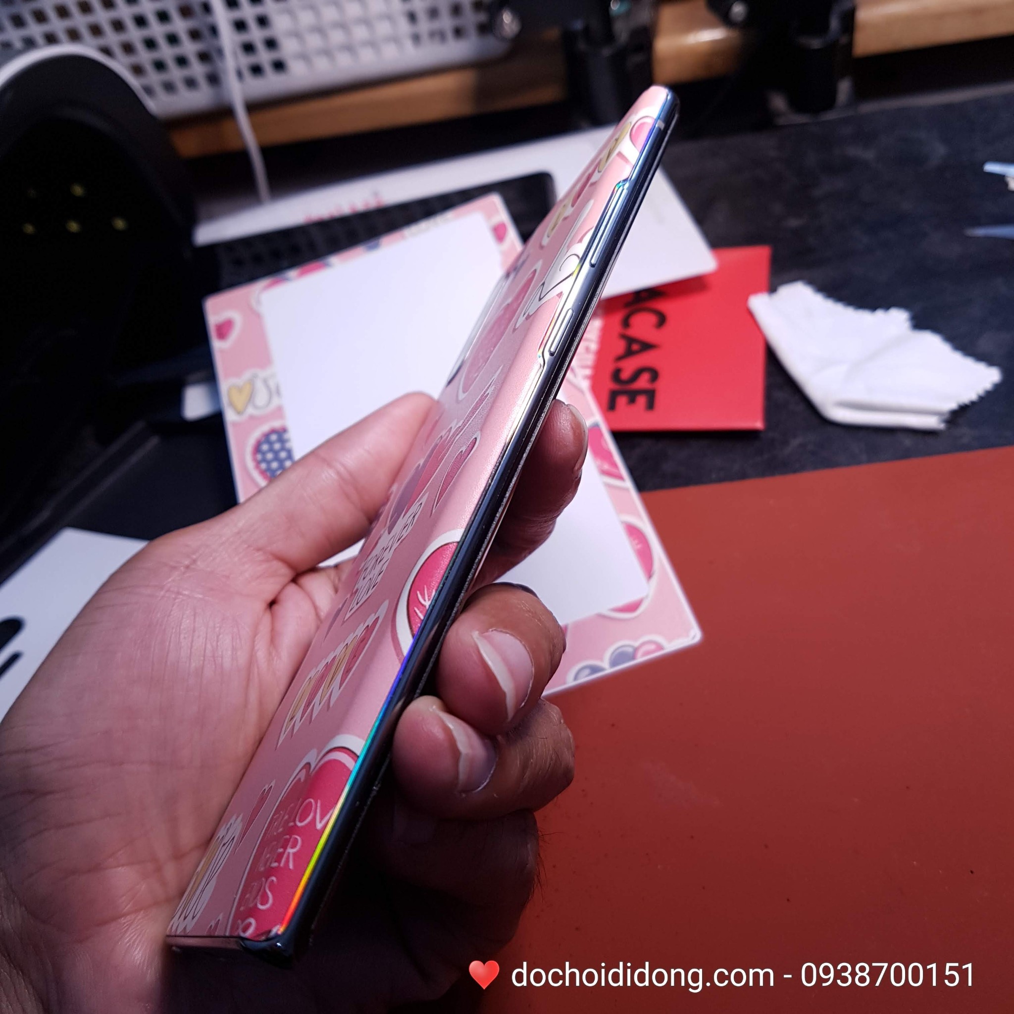 Miếng dán PPF Rock Samsung Note 10 Plus trong, nhám, đổi màu cao cấp