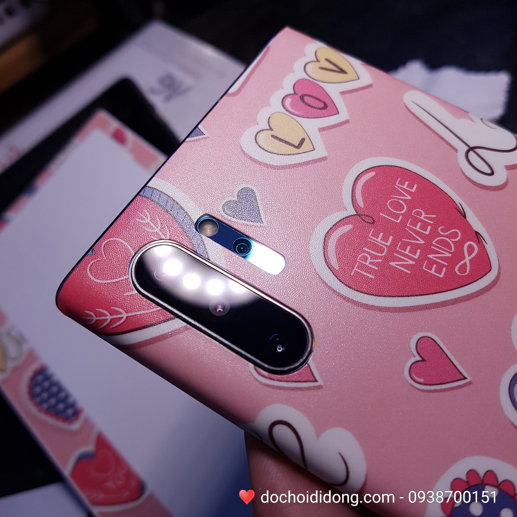 Miếng dán PPF Rock Samsung Note 10 Plus trong, nhám, đổi màu cao cấp