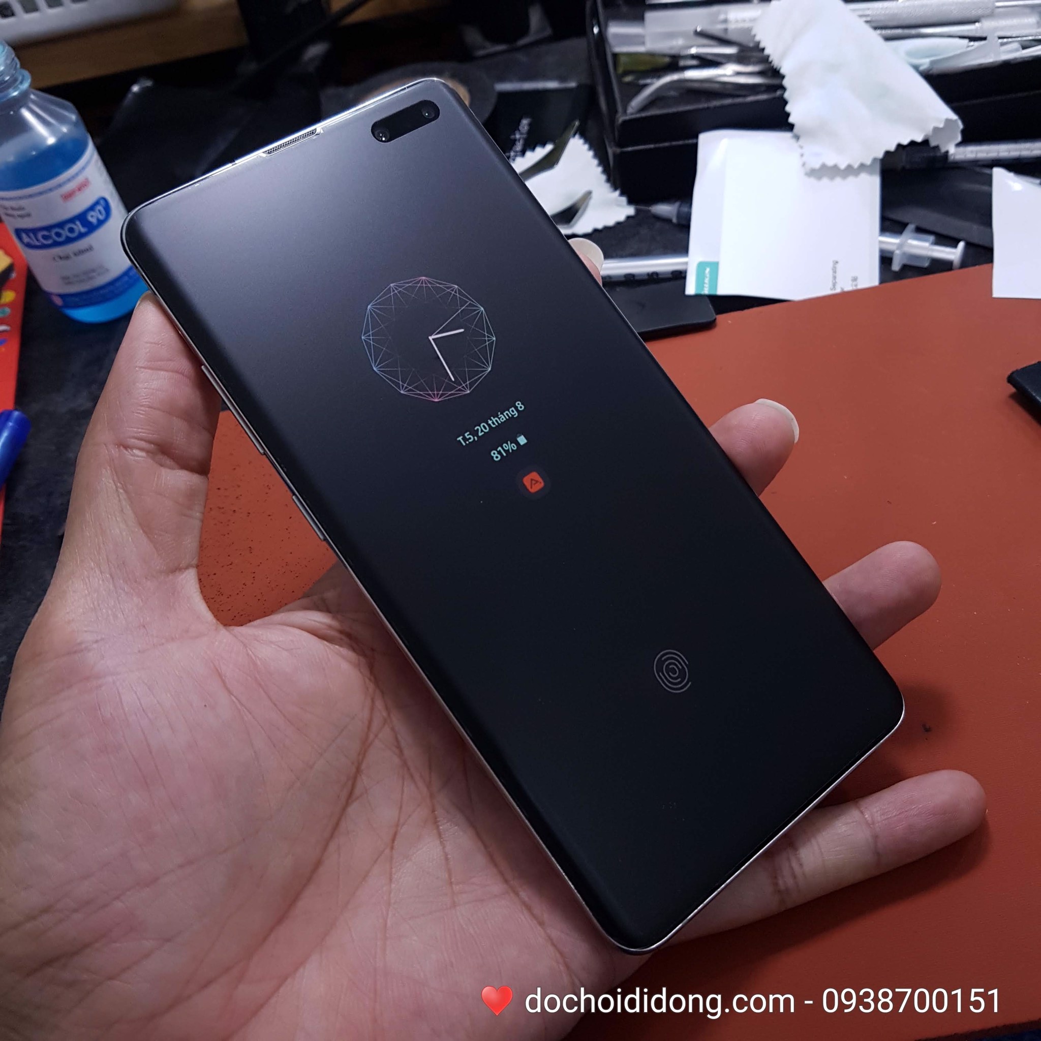 Miếng dán PPF Rock Samsung S10 5G trong, nhám, đổi màu cao cấp