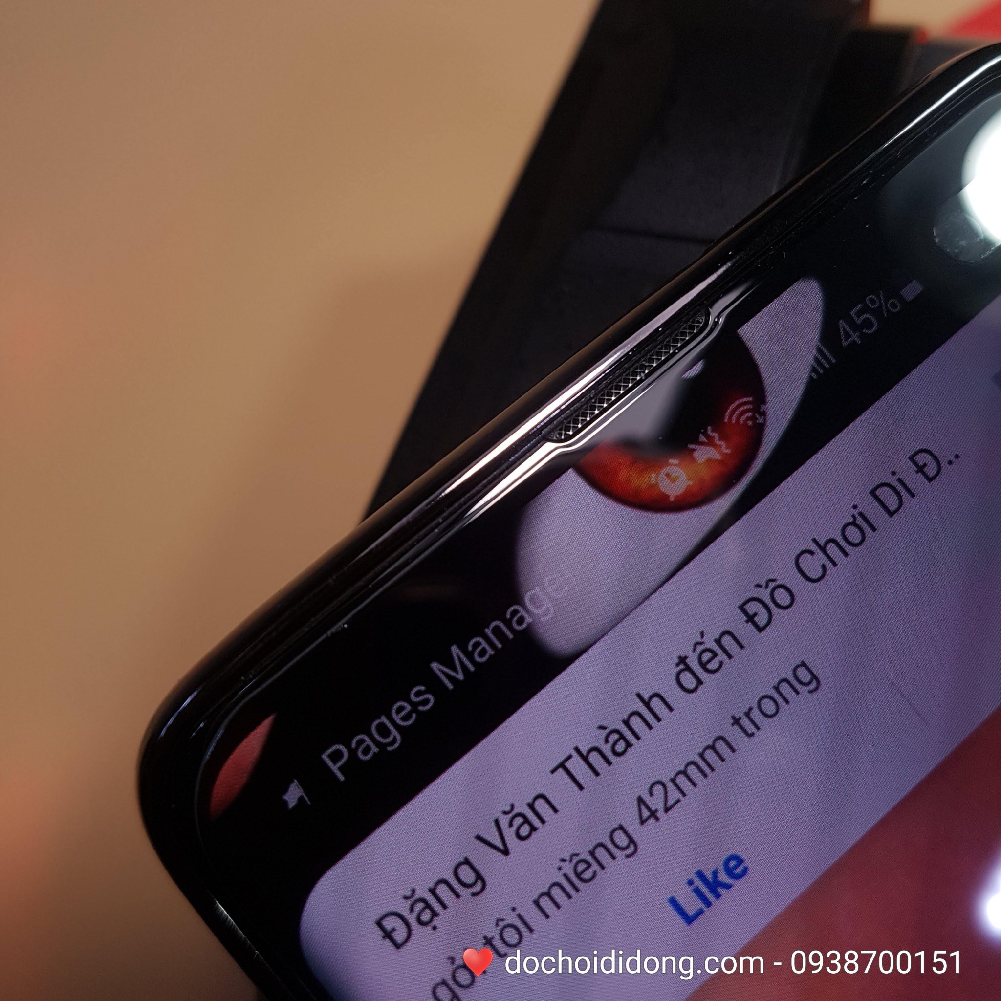 Dán cường lực chống nhìn trộm Samsung S10 Plus Zacase keo UV cao cấp