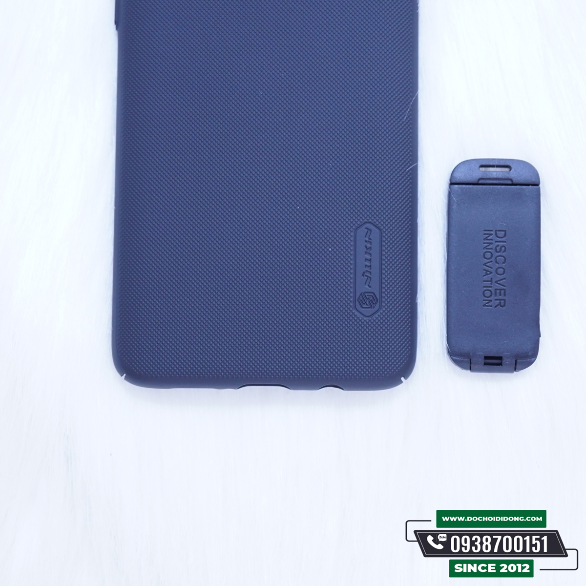 Ốp Lưng Xiaomi Redmi Note 8- Note 8 Pro Nillkin Vân Sần Tặng Kèm Giá Đỡ