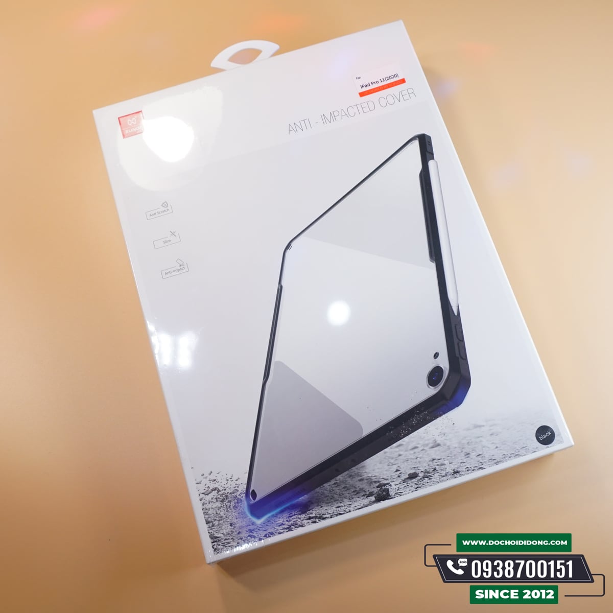 Ốp Lưng IPad Pro 2020 XUNDD Lưng Cứng Trong Viền Chống Sốc