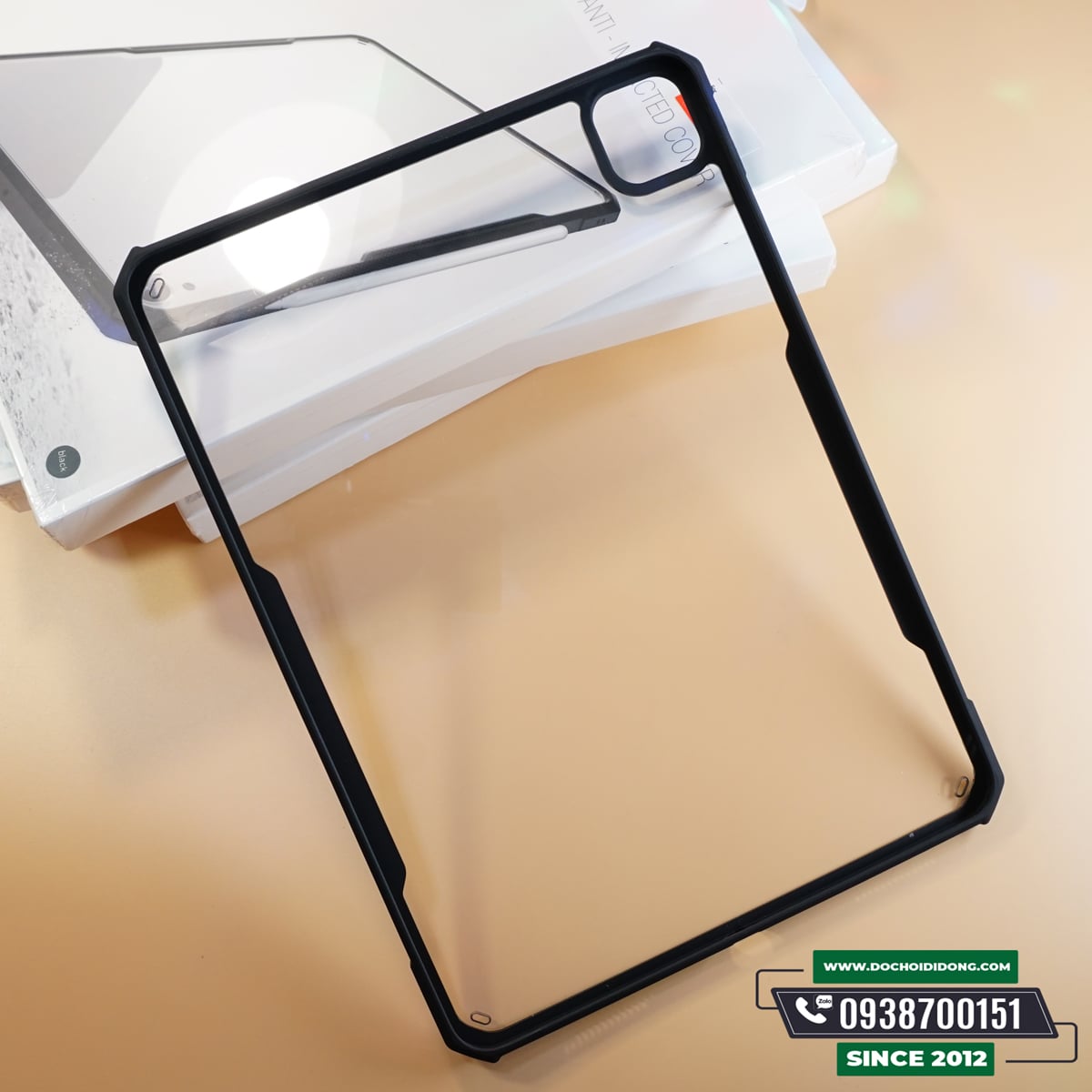 Ốp Lưng IPad Pro 2020 XUNDD Lưng Cứng Trong Viền Chống Sốc