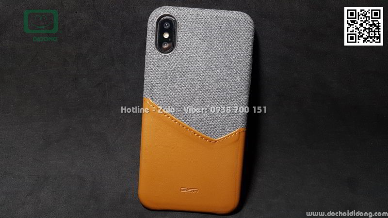 Ốp lưng iPhone X ESR Metro Series nhét card (USA)