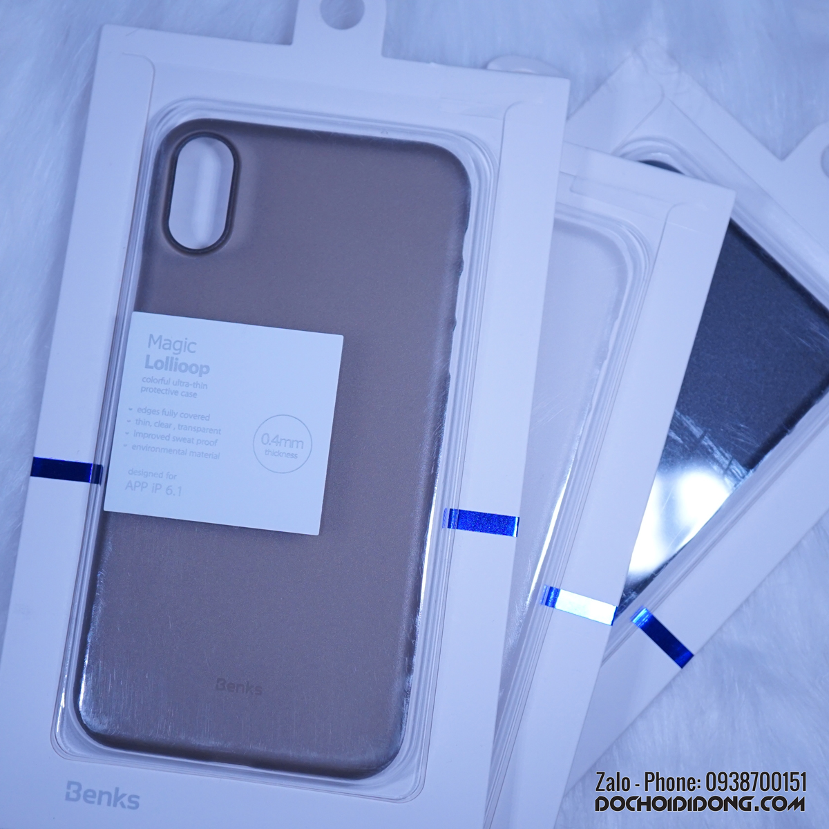 Ốp lưng iPhone XR Benks siêu mỏng 0.4mm