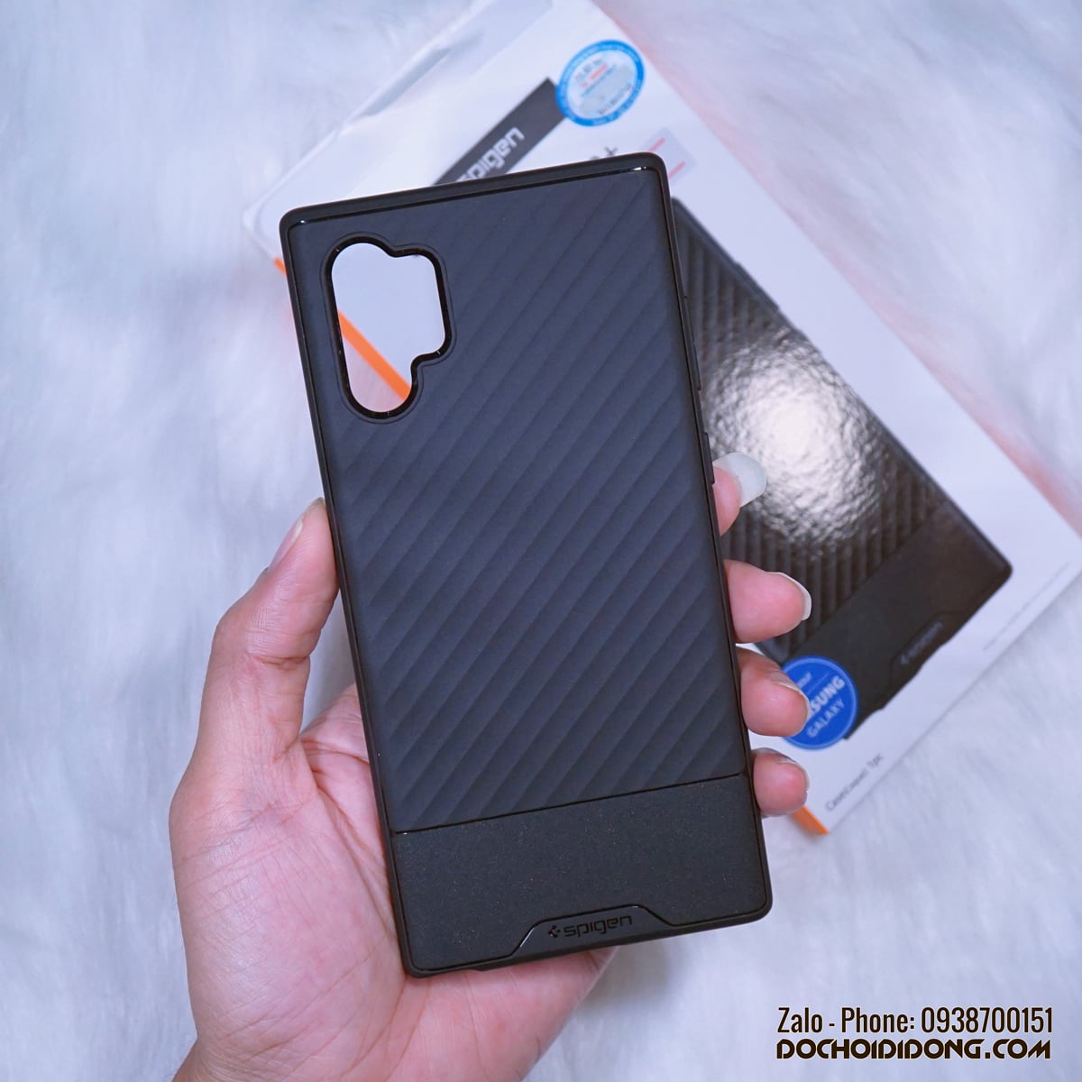 Ốp lưng Samsung Galaxy Note 10 Plus Spigen Core Armor chống sốc