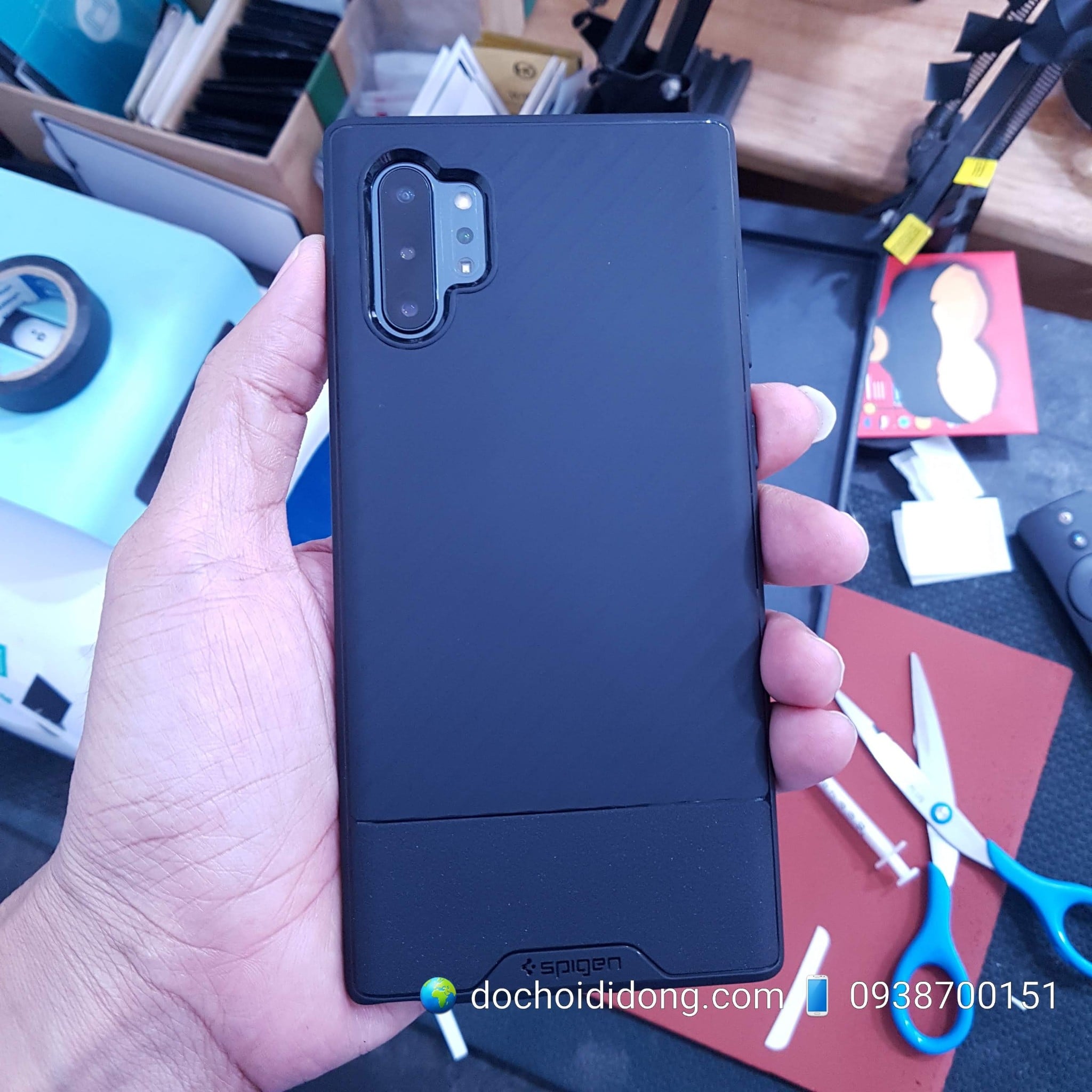 Ốp lưng Samsung Galaxy Note 10 Plus Spigen Core Armor chống sốc