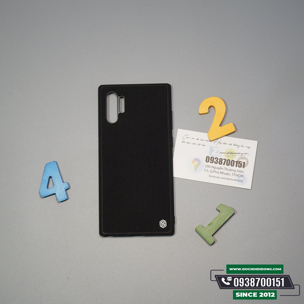 Ốp Lưng Samsung Note 10 Plus Nillkin Lưng Vải Bố