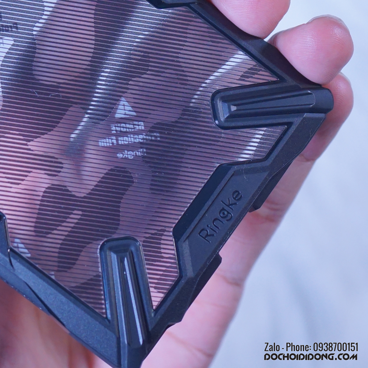 Ốp lưng Samsung Note 10 Plus Ringke Fusion X chống sốc