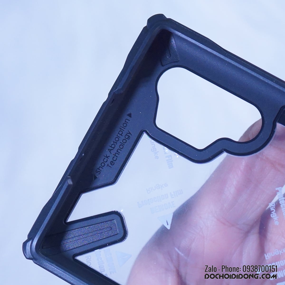 Ốp lưng Samsung Note 10 Plus Ringke Fusion X chống sốc