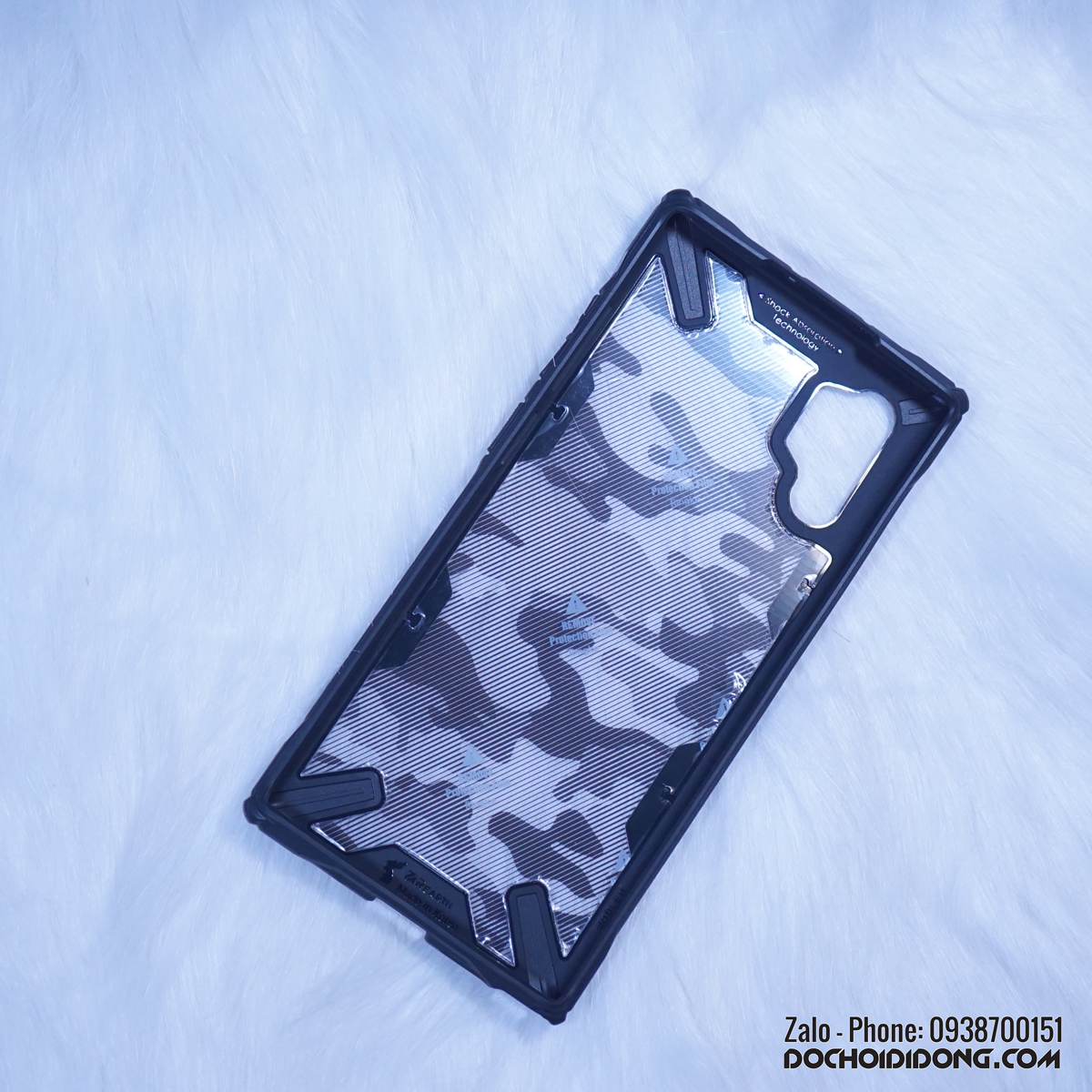 Ốp lưng Samsung Note 10 Plus Ringke Fusion X chống sốc