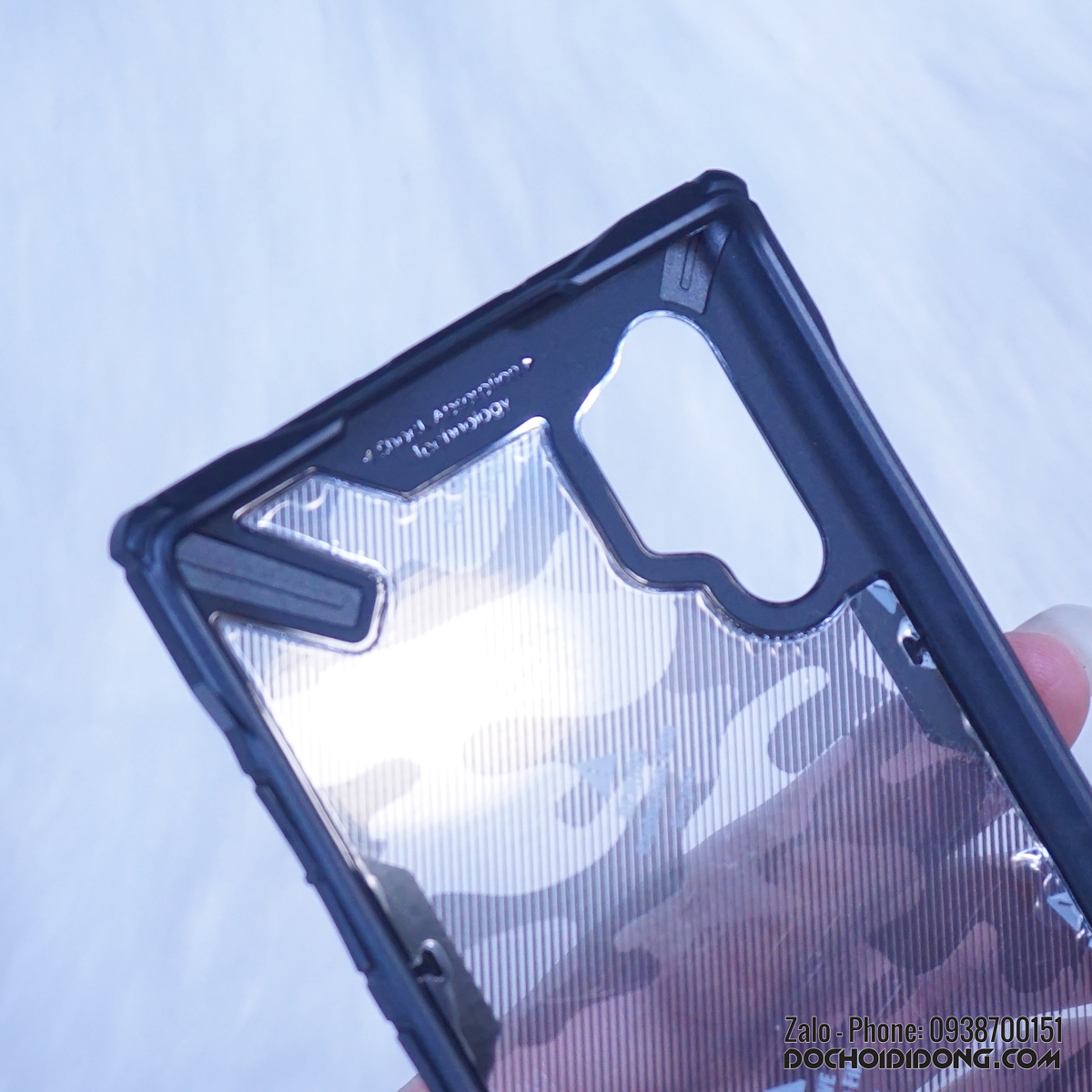 Ốp lưng Samsung Note 10 Plus Ringke Fusion X chống sốc