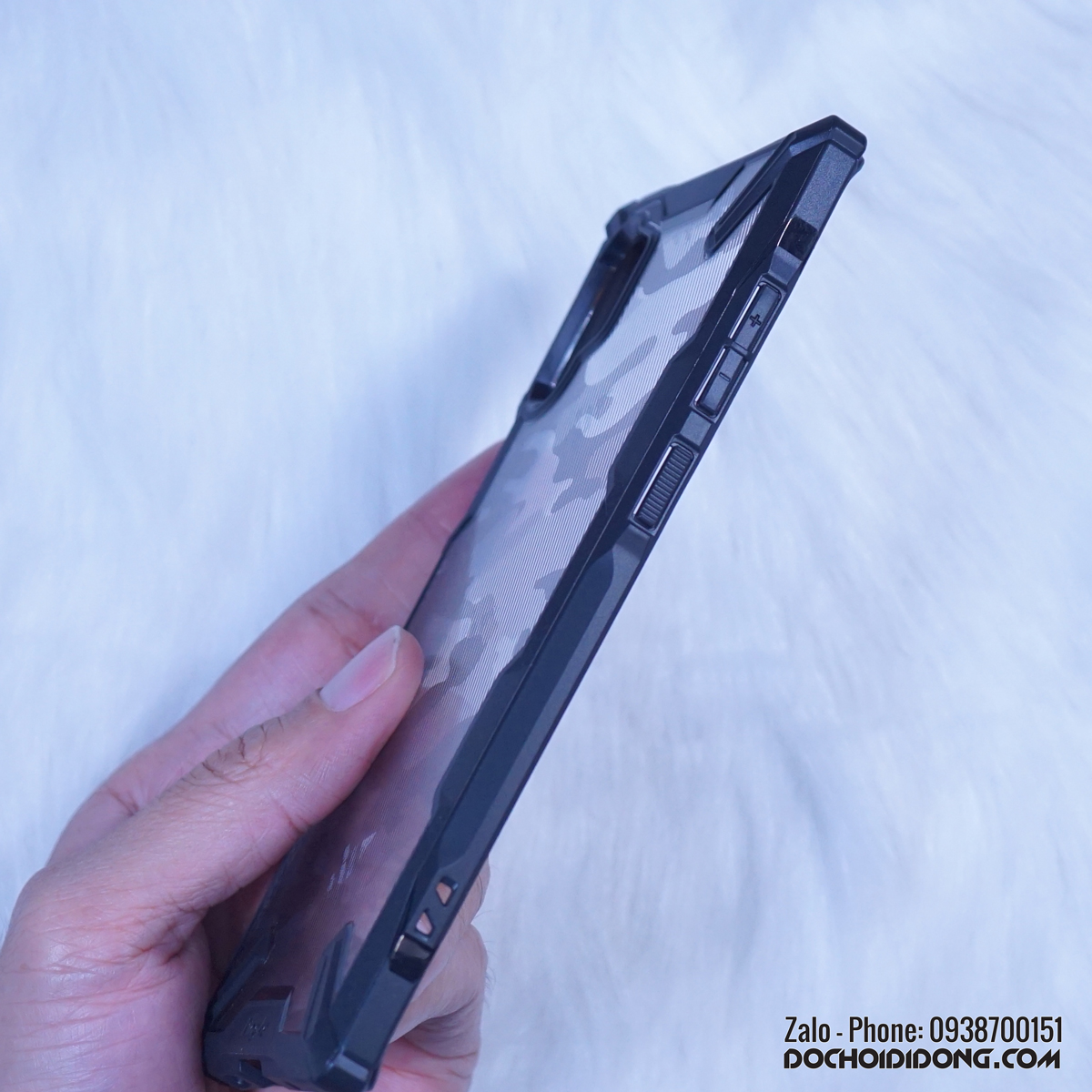 Ốp lưng Samsung Note 10 Plus Ringke Fusion X chống sốc