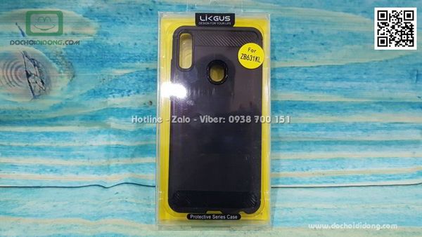 Ốp lưng Asus ZenFone Max Pro M2 ZB31KL Likgus chống sốc vân kim loại