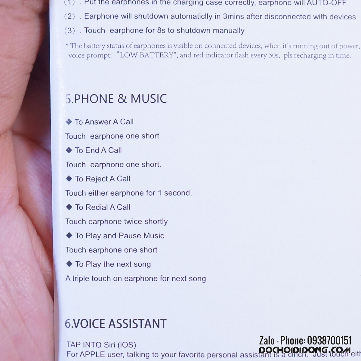 Tai nghe bluetooth Coteetci Smart Pods một tai cao cấp