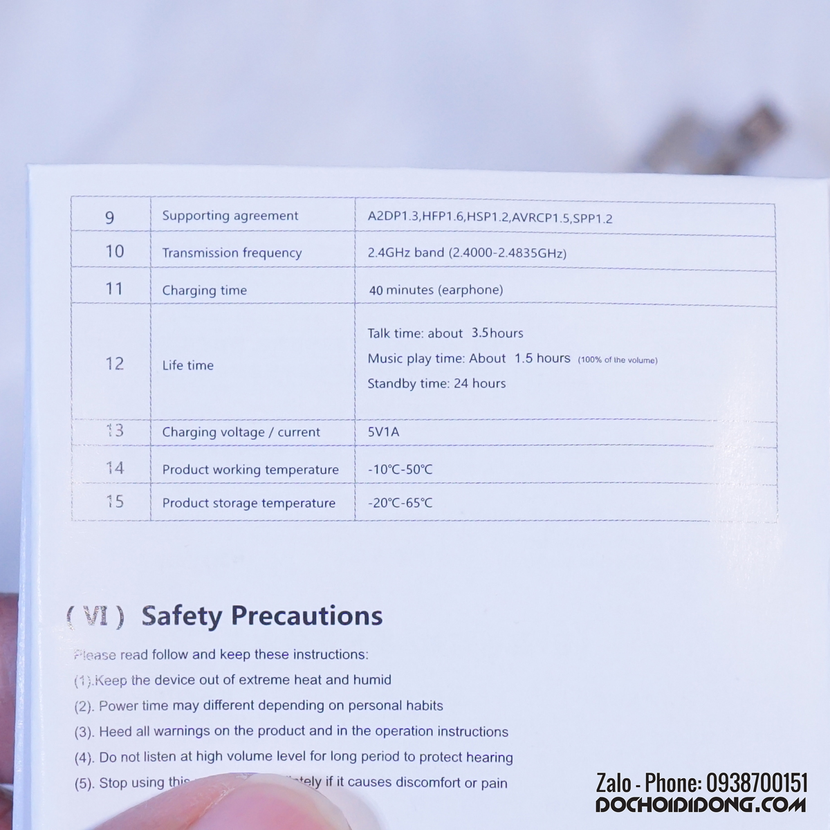 Tai nghe bluetooth Coteetci Smart Pods một tai cao cấp