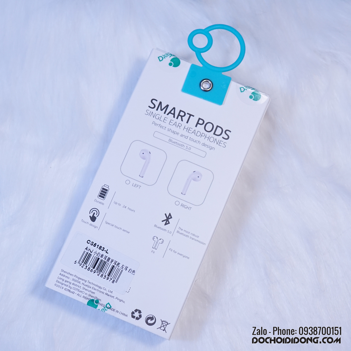 Tai nghe bluetooth Coteetci Smart Pods một tai cao cấp
