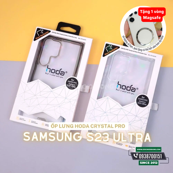 op-lung-samsung-galaxy-s23-s23-s23-ultra-hoda-crystal-pro-chong-soc-lung-kinh-trong-cao-cap