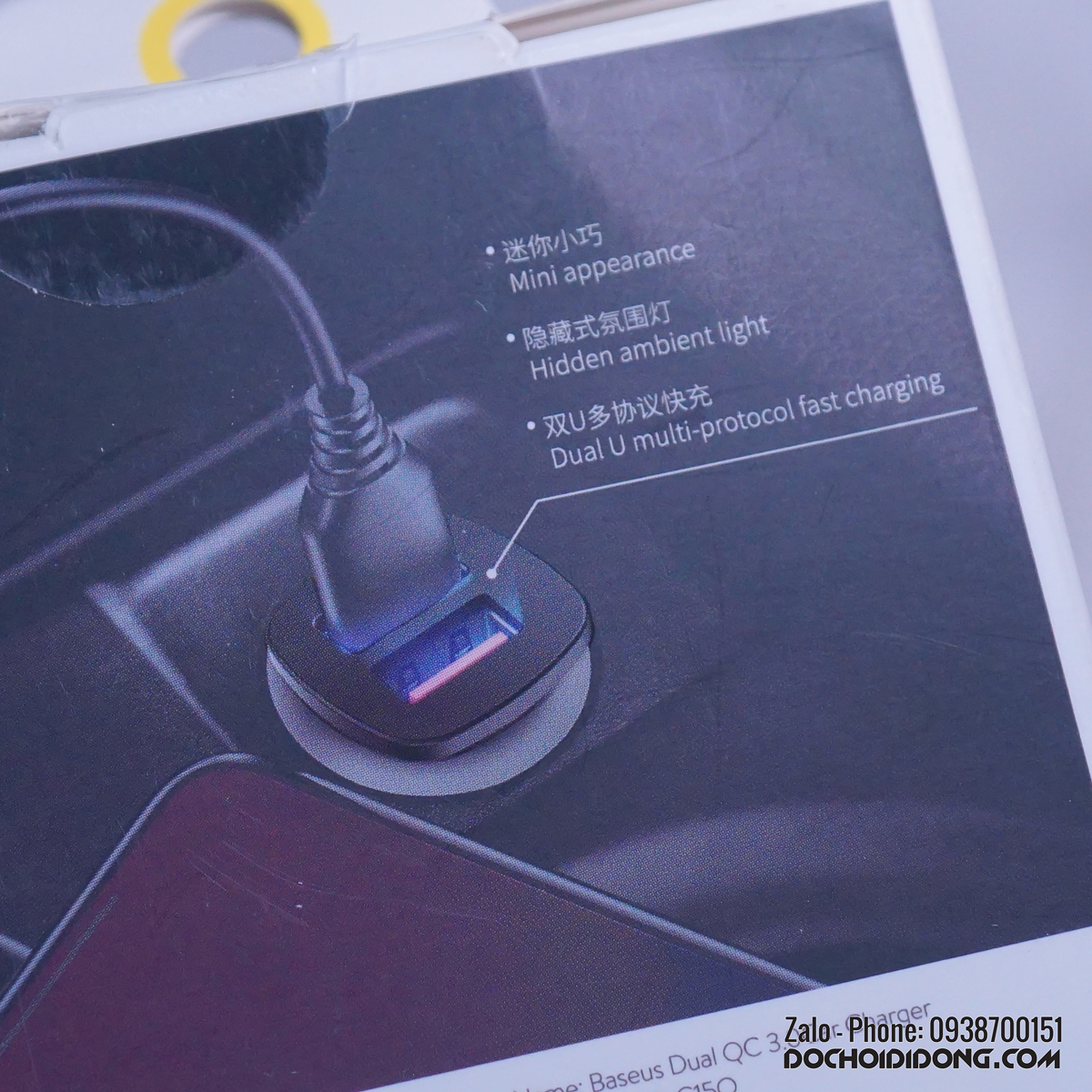 Tẩu sạc Baseus 30W dùng trên ô tô