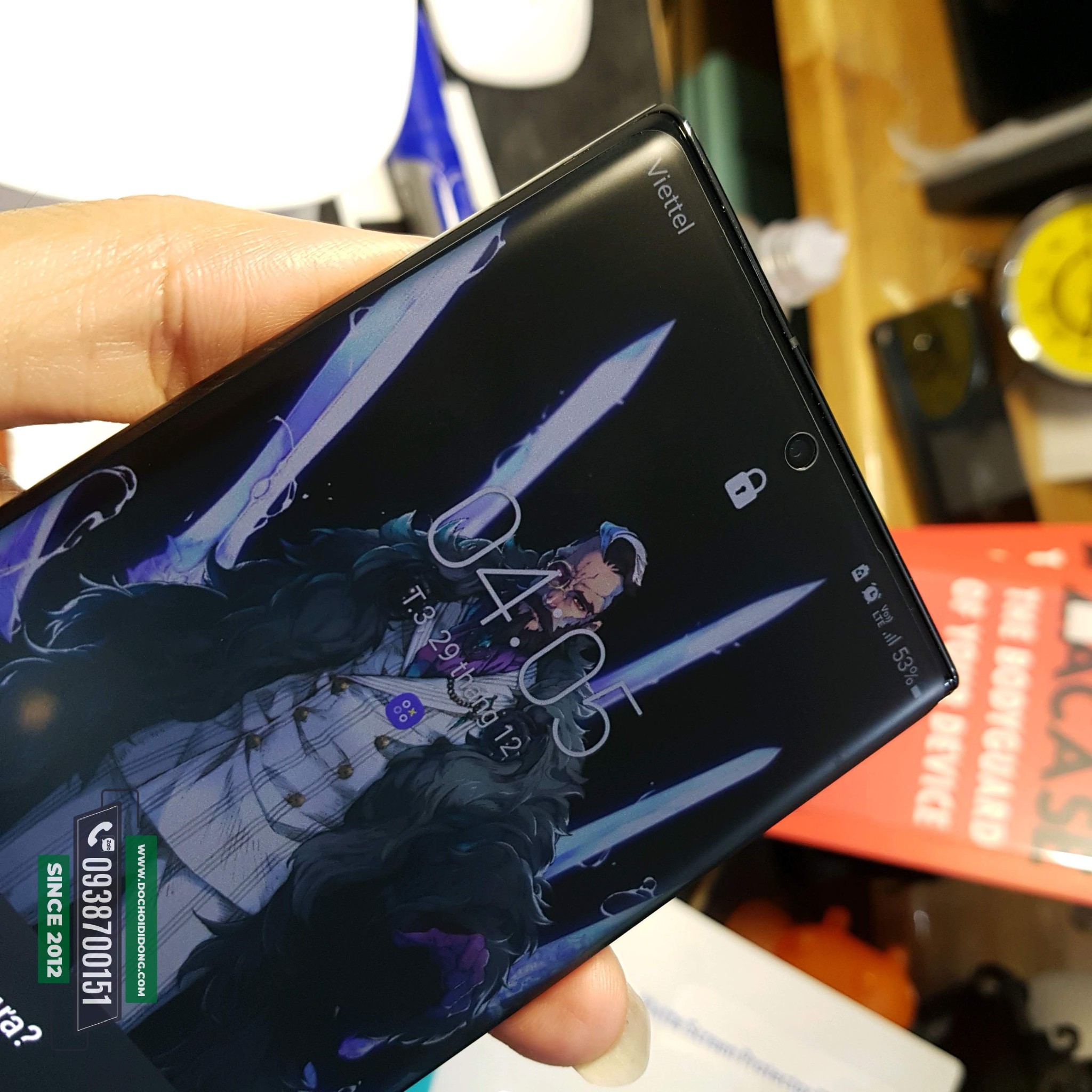 Miếng dán cường lực nhám Samsung Note 20- Note 20 Ultra Zacase Keo UV chống vân tay