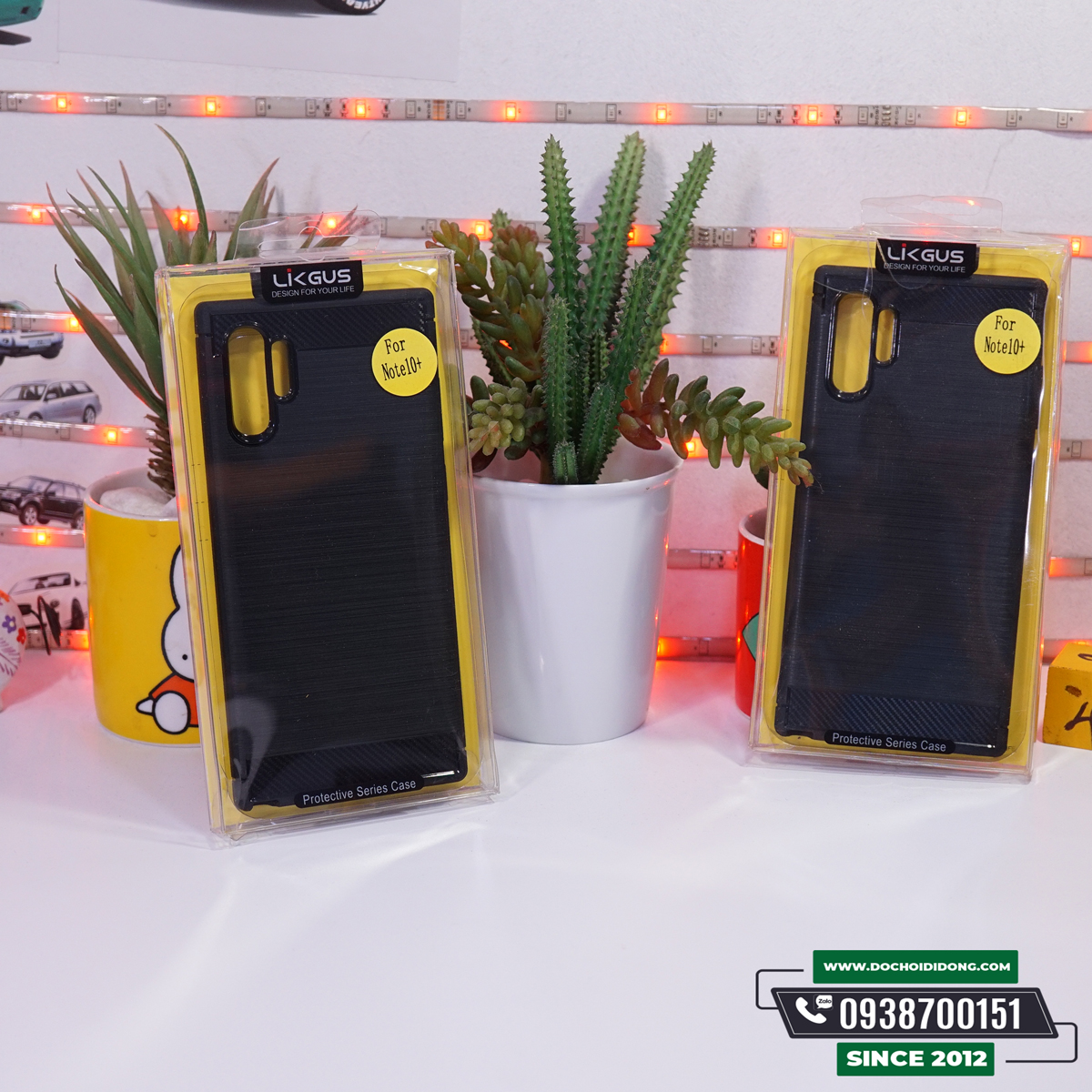 Ốp Lưng Samsung Note 10 - Note 10 Plus Likgus Dẻo Sọc Kim Loại Chống Sốc